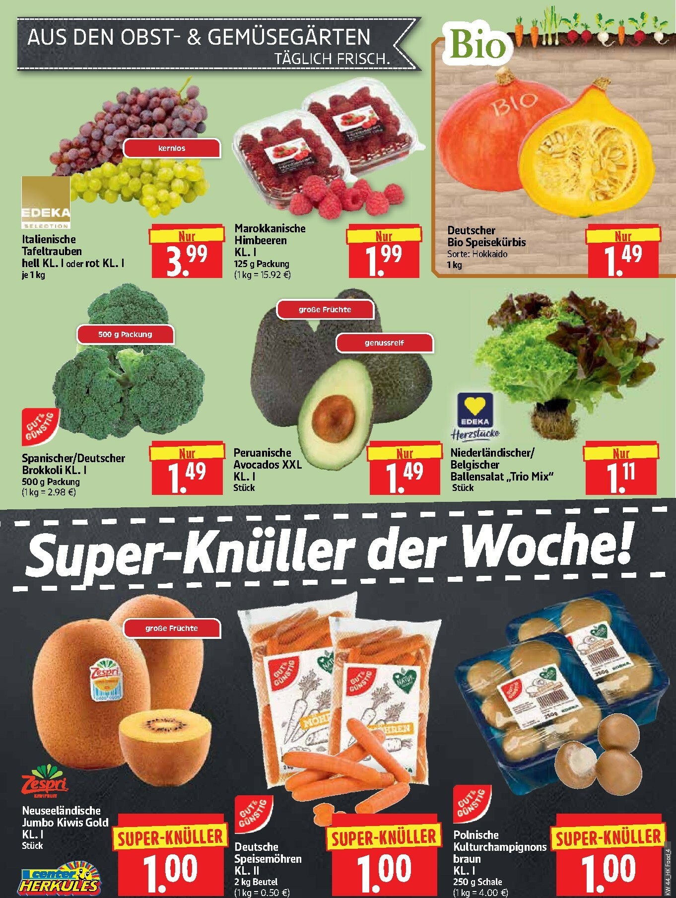 herkules - Herkules - Lebensmittel-Prospekt gültig vom 27.10. bis 01.11. - page: 4