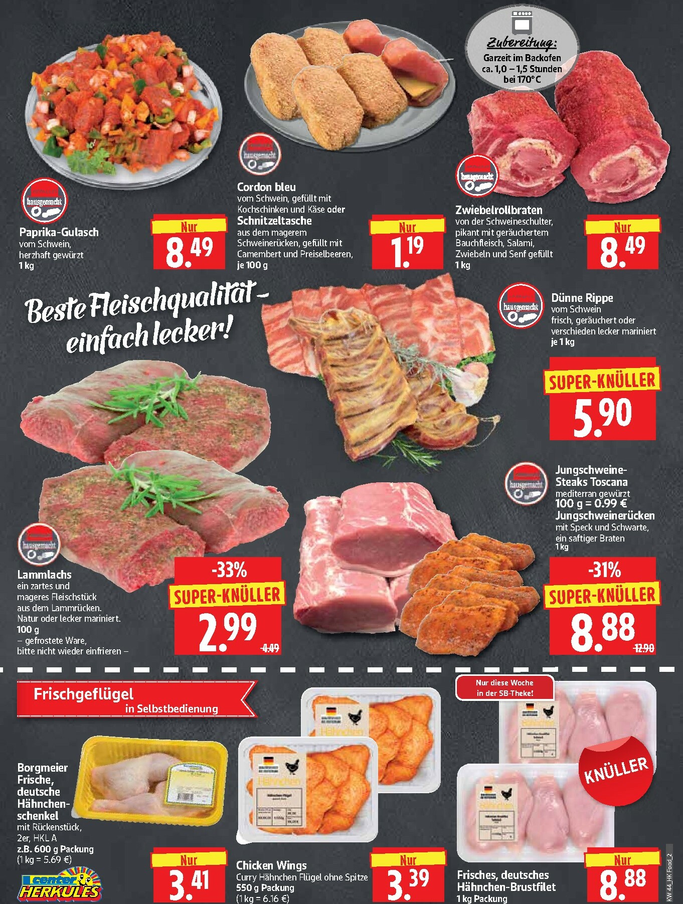 herkules - Herkules - Lebensmittel-Prospekt gültig vom 27.10. bis 01.11. - page: 2