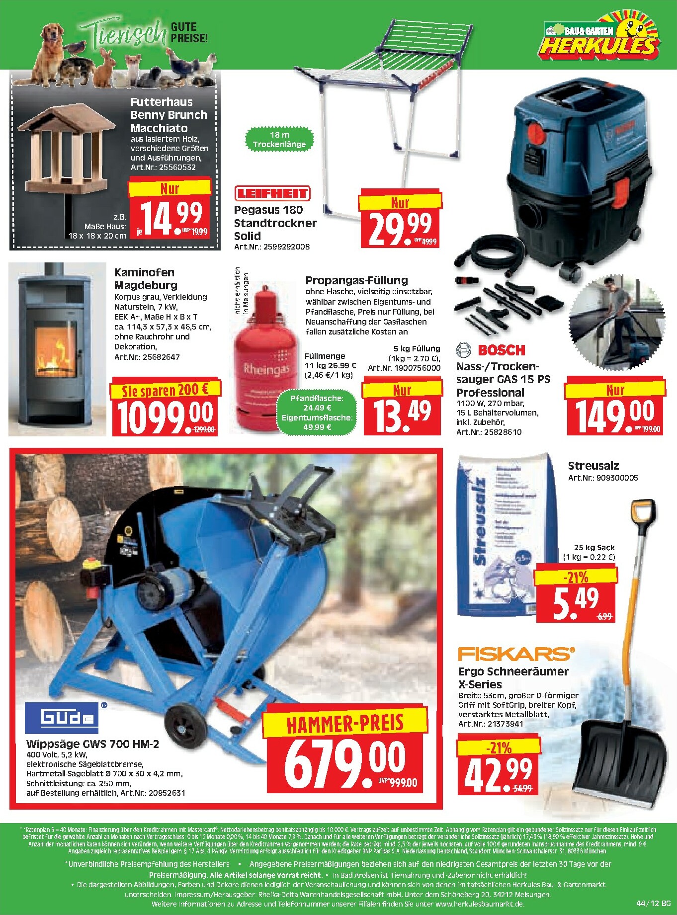 herkules - Herkules - Bau & Garten-Prospekt gültig vom 27.10. bis 01.11. - page: 12