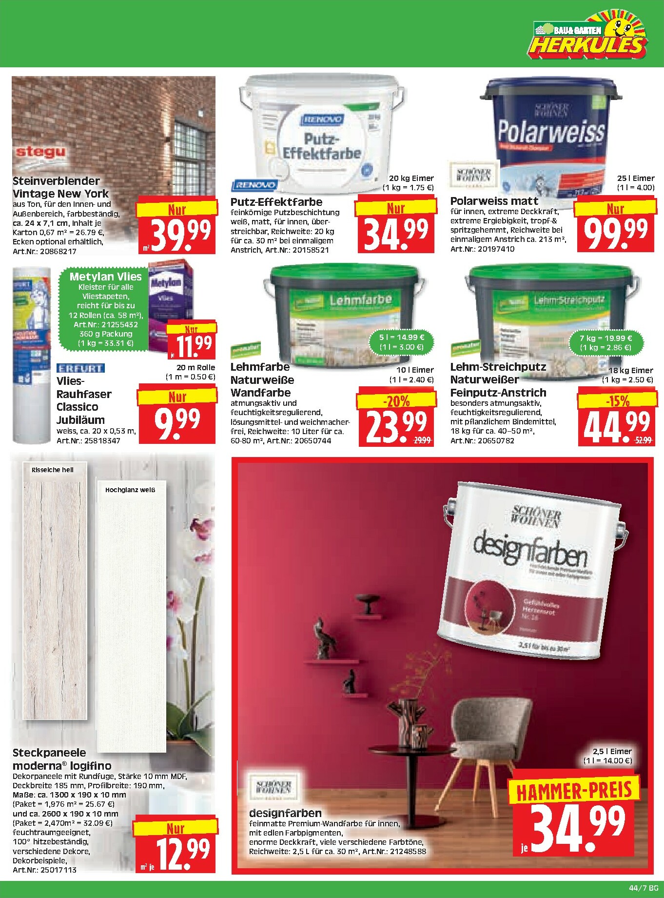 herkules - Herkules - Bau & Garten-Prospekt gültig vom 27.10. bis 01.11. - page: 7