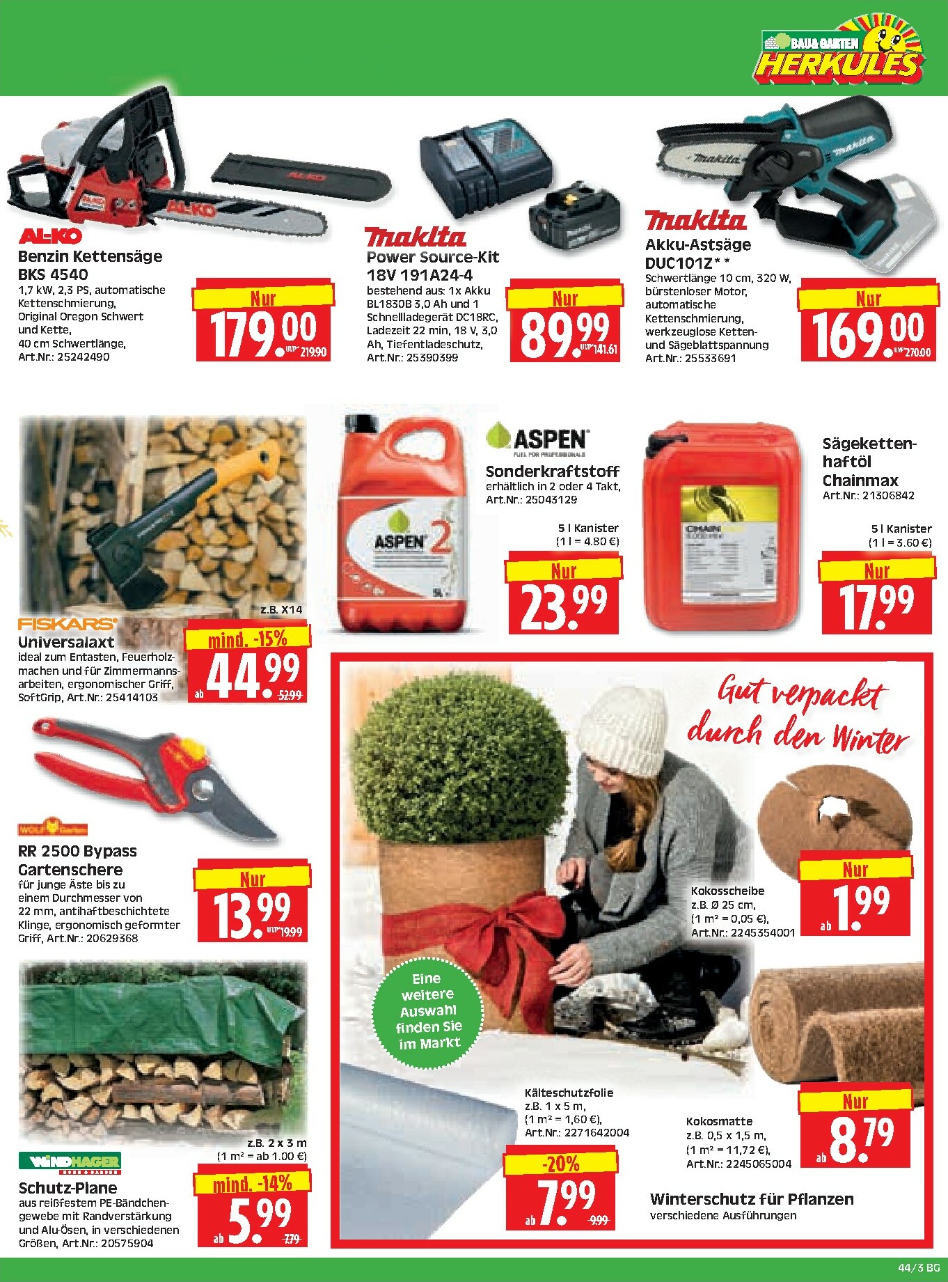 herkules - Herkules - Bau & Garten-Prospekt gültig vom 27.10. bis 01.11. - page: 3