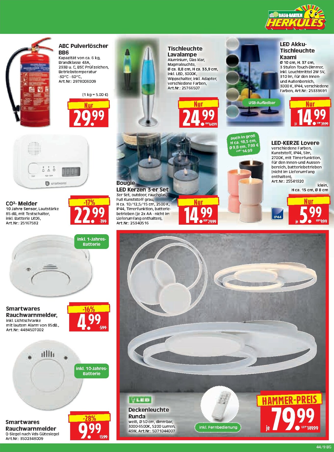 herkules - Herkules - Bau & Garten-Prospekt gültig vom 27.10. bis 01.11. - page: 9