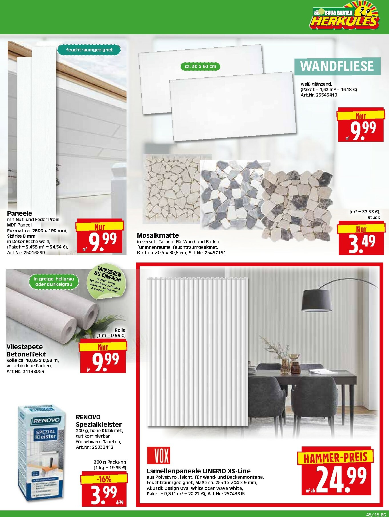 herkules - Herkules - Bau & Garten-Prospekt gültig vom 03.11. bis 08.11. - page: 15