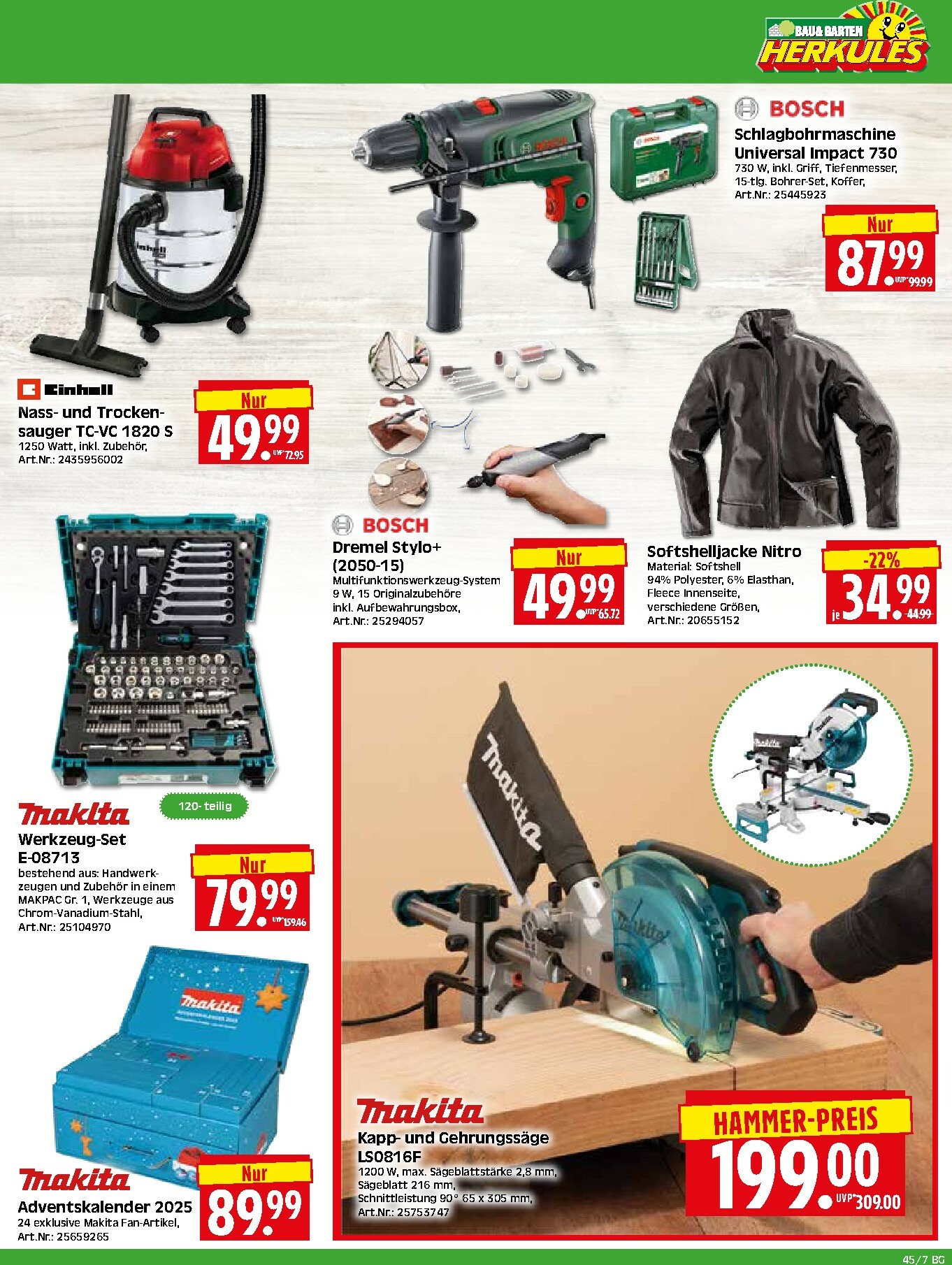 herkules - Herkules - Bau & Garten-Prospekt gültig vom 03.11. bis 08.11. - page: 7