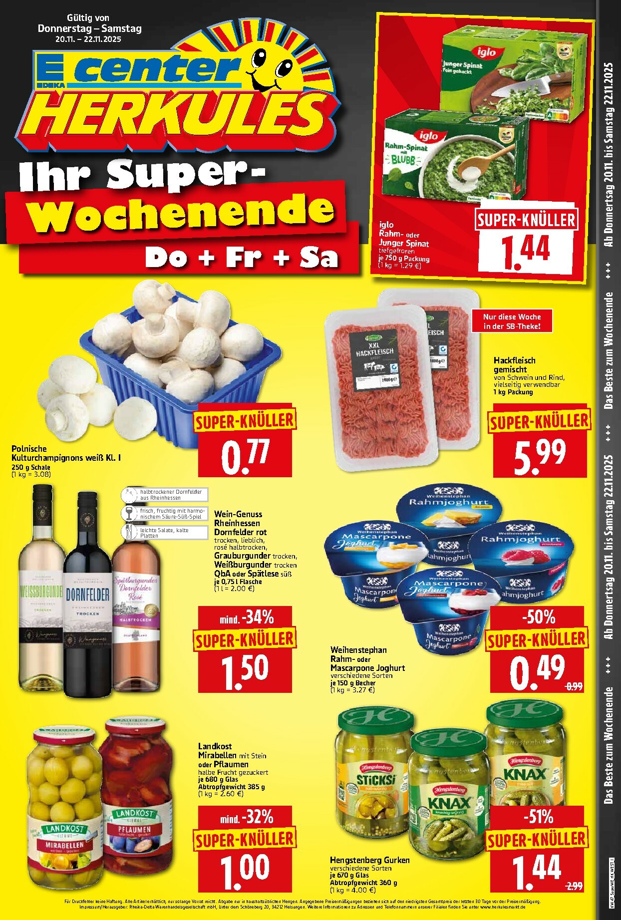 herkules - Herkules-Prospekt gültig vom 20.11. bis 22.11.