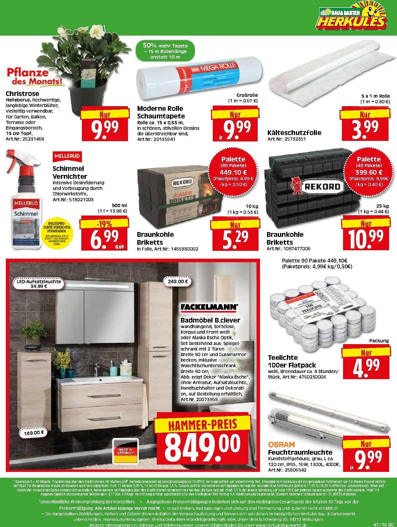 herkules - Herkules - Bau & Garten-Prospekt gültig vom 17.11. bis 22.11. - page: 16