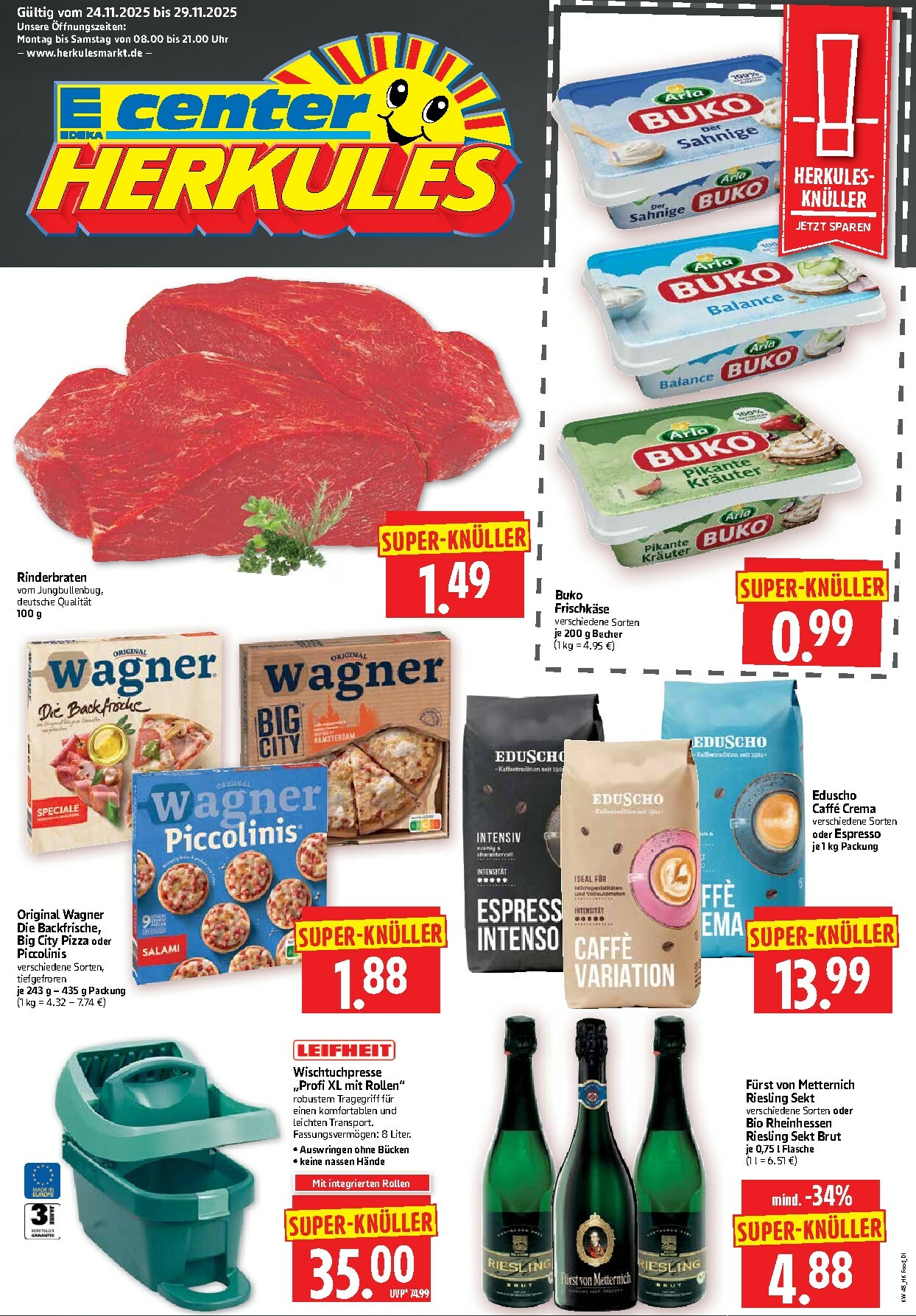 herkules - Herkules-Prospekt gültig vom 24.11. bis 29.11. - page: 1