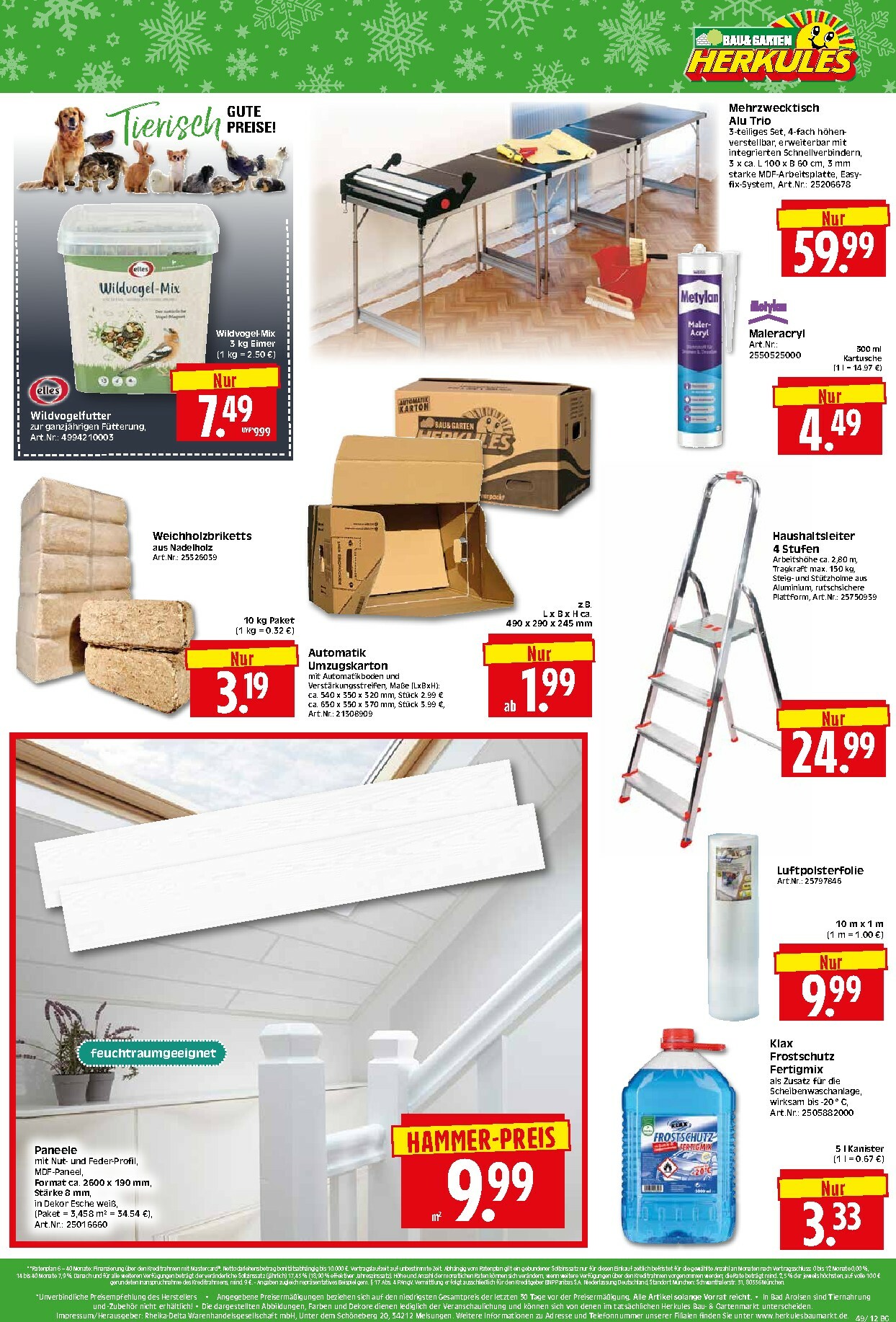 herkules - Herkules - Bau & Garten-Prospekt gültig vom 01.12. bis 06.12. - page: 12