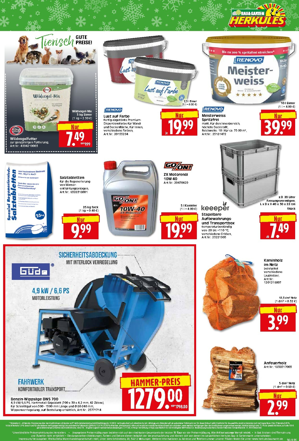 herkules - Herkules - Bau & Garten-Prospekt gültig vom 08.12. bis 13.12. - page: 8