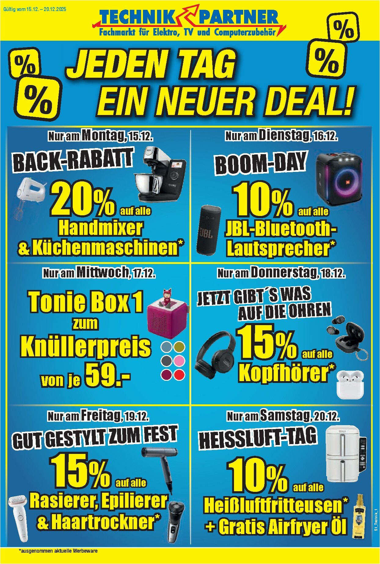 herkules - Herkules - Technik Partner-Prospekt gültig vom 15.12. bis 20.12.