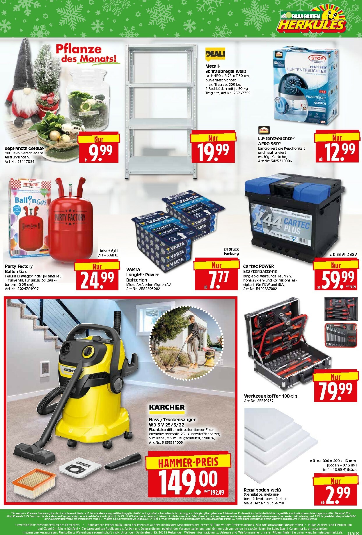 herkules - Herkules - Bau & Garten-Prospekt gültig vom 15.12. bis 20.12. - page: 8