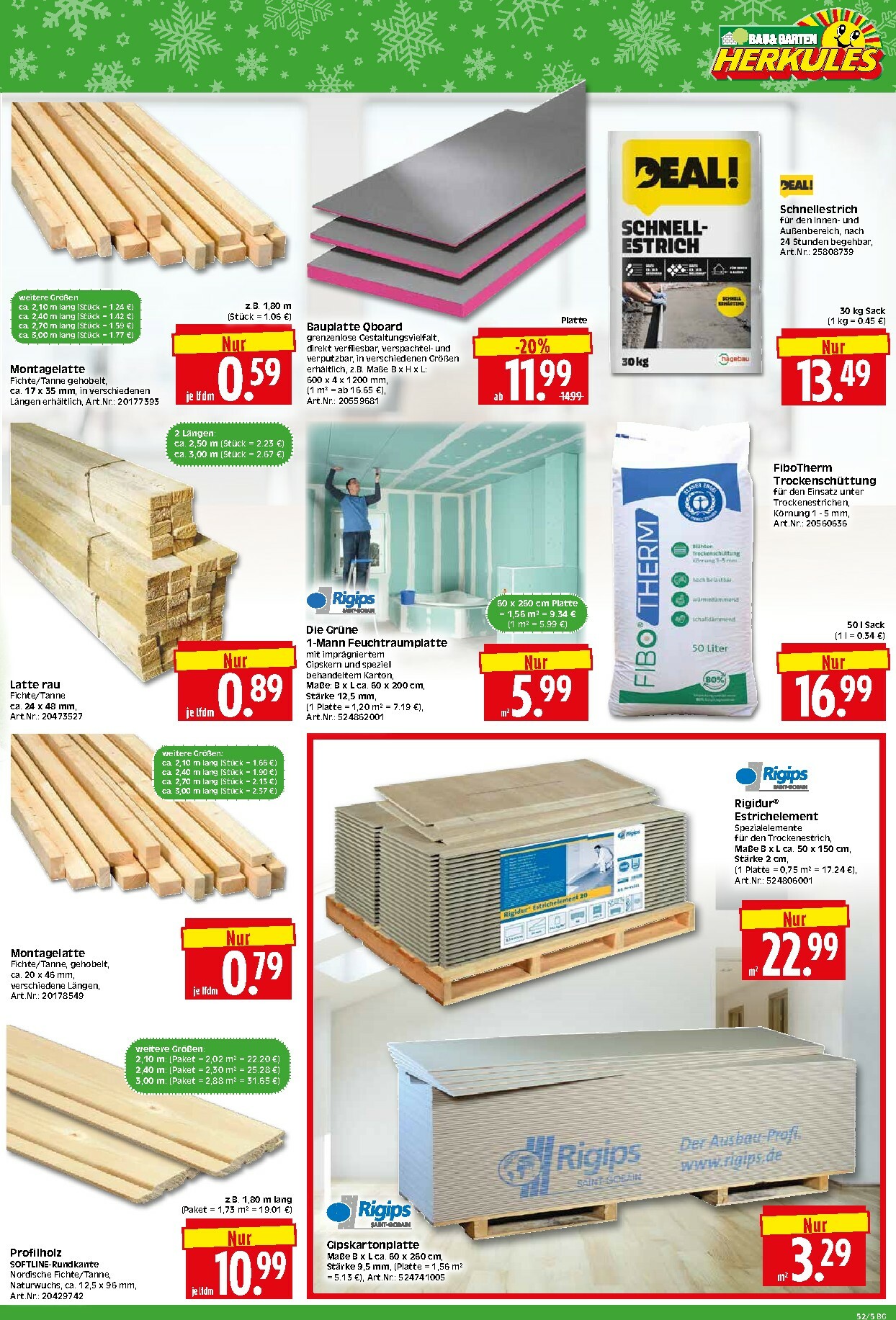 herkules - Herkules - Bau & Garten-Prospekt gültig vom 22.12. bis 27.12. - page: 5