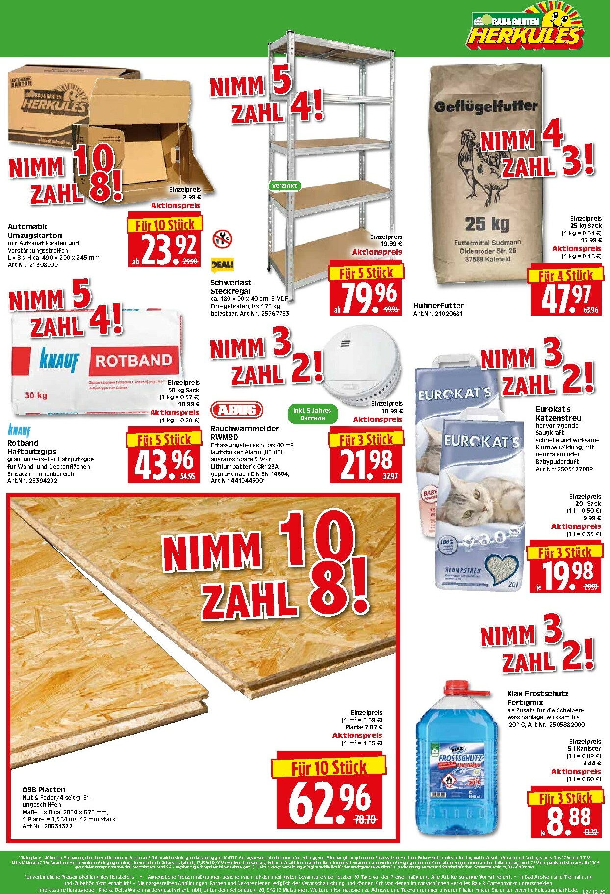 herkules - Herkules - Bau & Garten-Prospekt gültig vom 05.01. bis 10.01. - page: 12