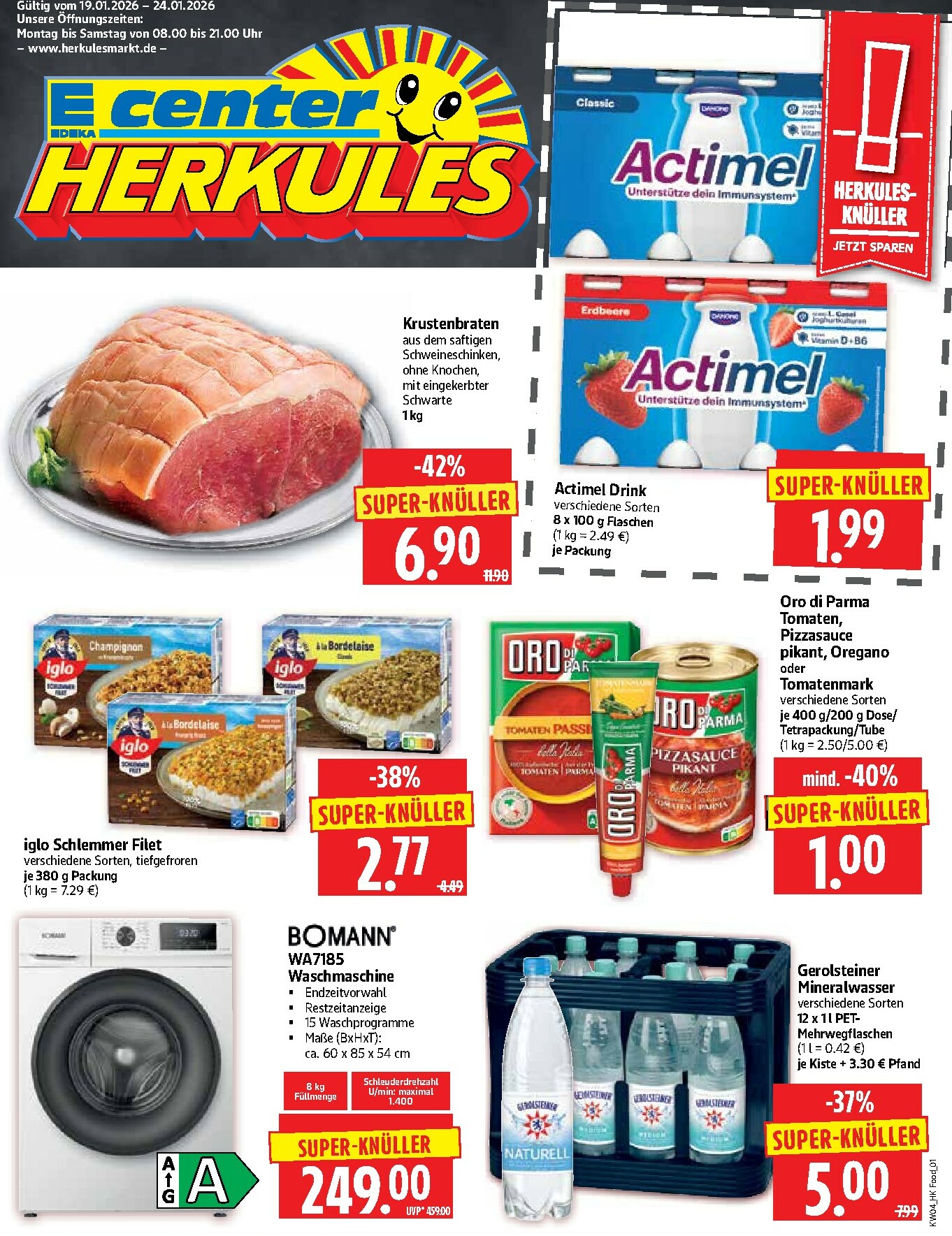 herkules - Herkules-Prospekt gültig vom 19.01. bis 24.01. - page: 1