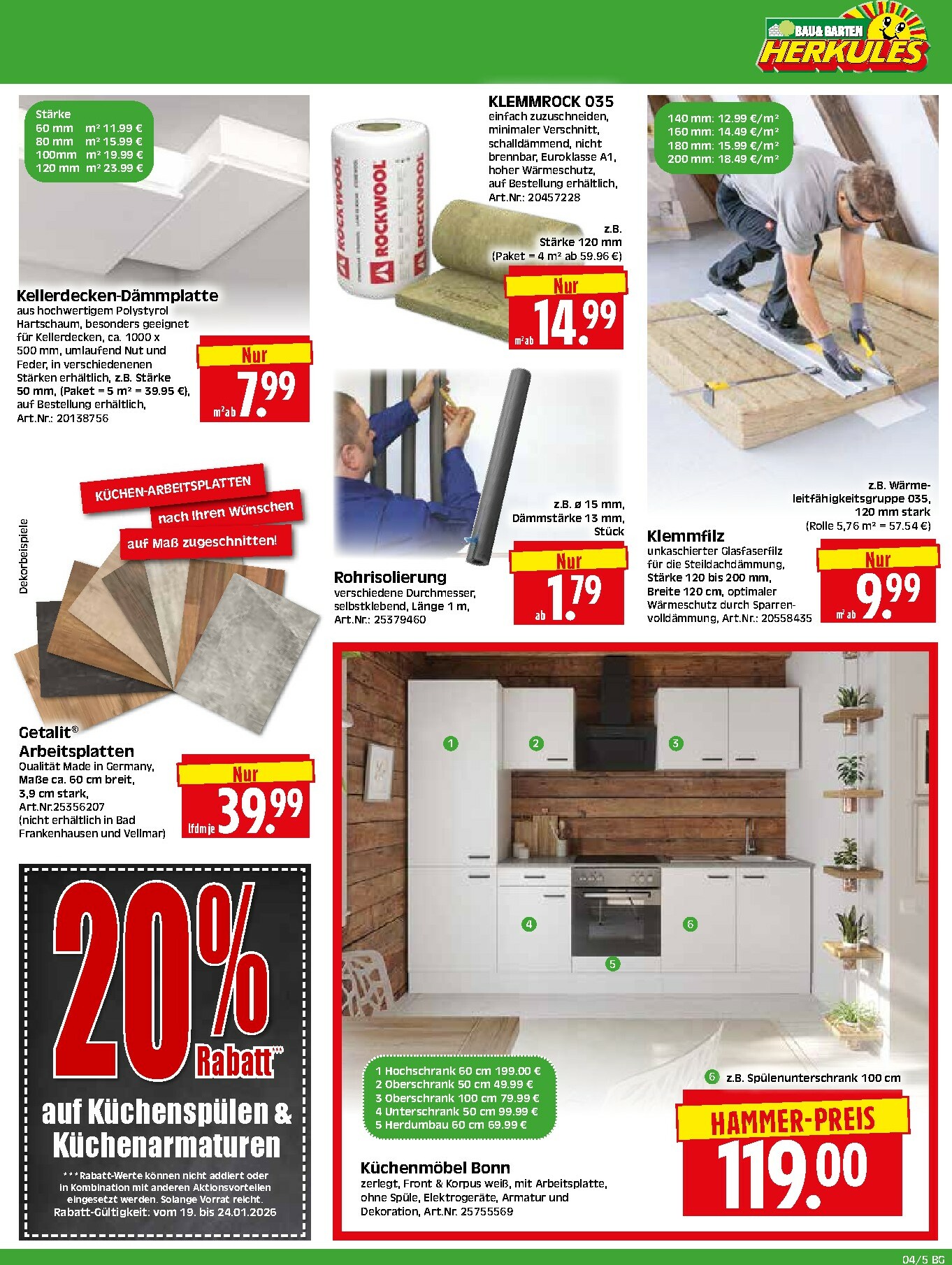 herkules - Herkules - Bau & Garten-Prospekt gültig vom 19.01. bis 24.01. - page: 5