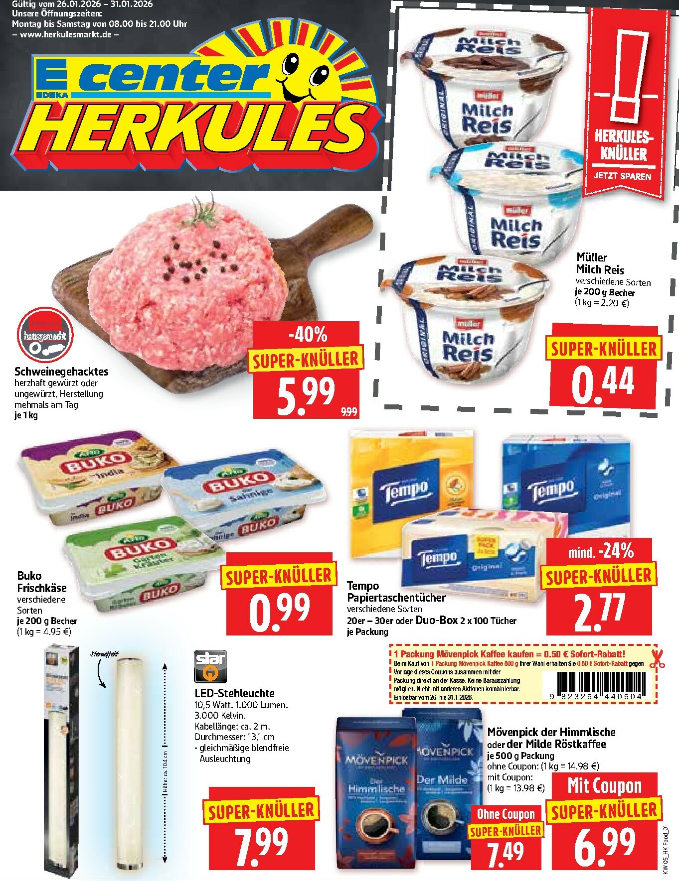 herkules - Herkules-Prospekt gültig vom 26.01. bis 31.01.