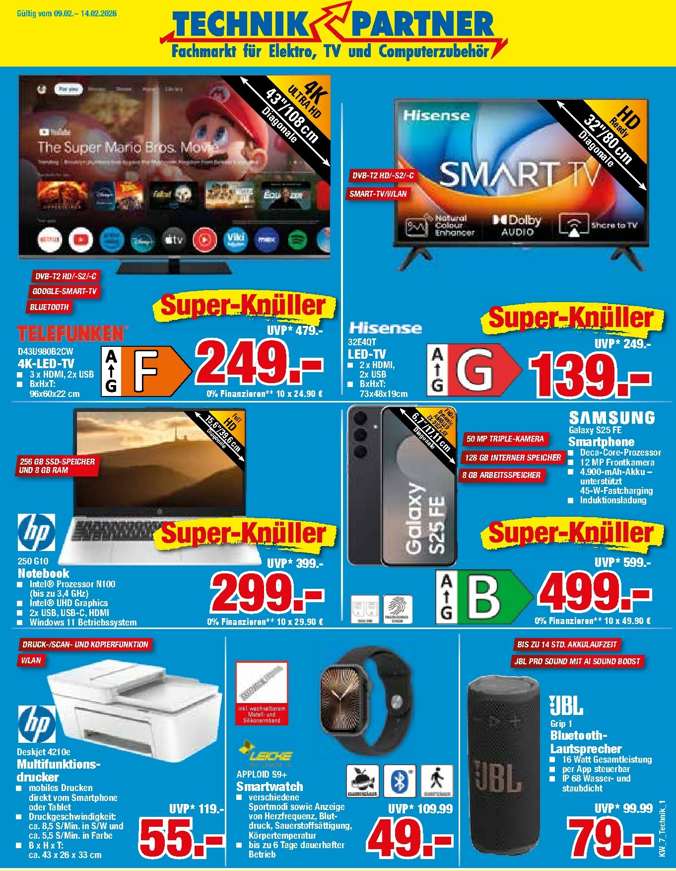 herkules - Herkules - Technik Partner-Prospekt gültig vom 09.02.2026 bis 14.02.2026