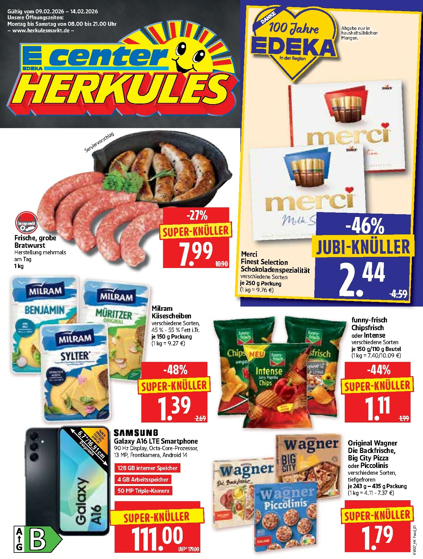 herkules - Herkules-Prospekt gültig vom 09.02.2026 bis 14.02.2026