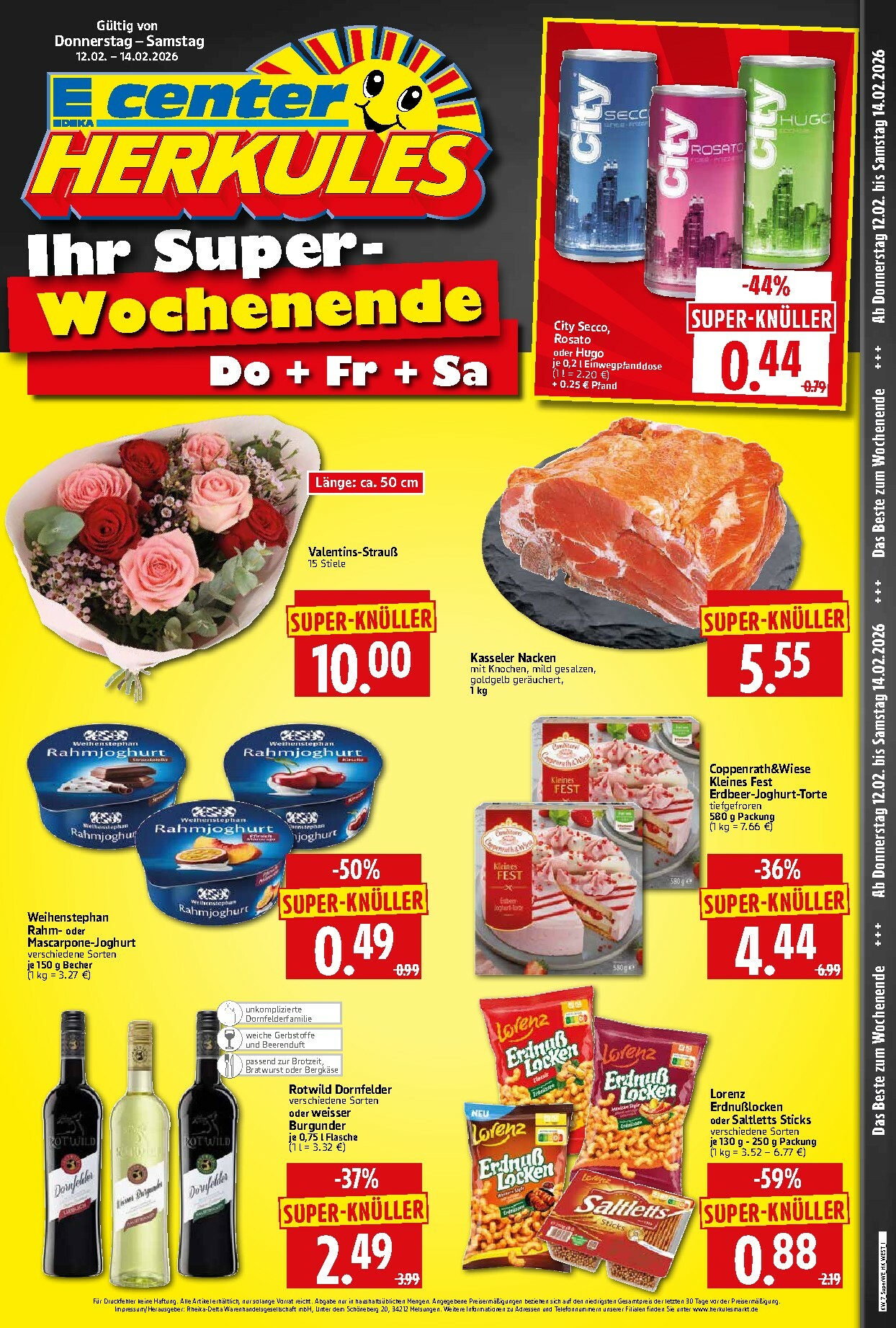 herkules - Herkules - Sonderbeilage-Prospekt gültig vom 12.02.2026 bis 14.02.2026
