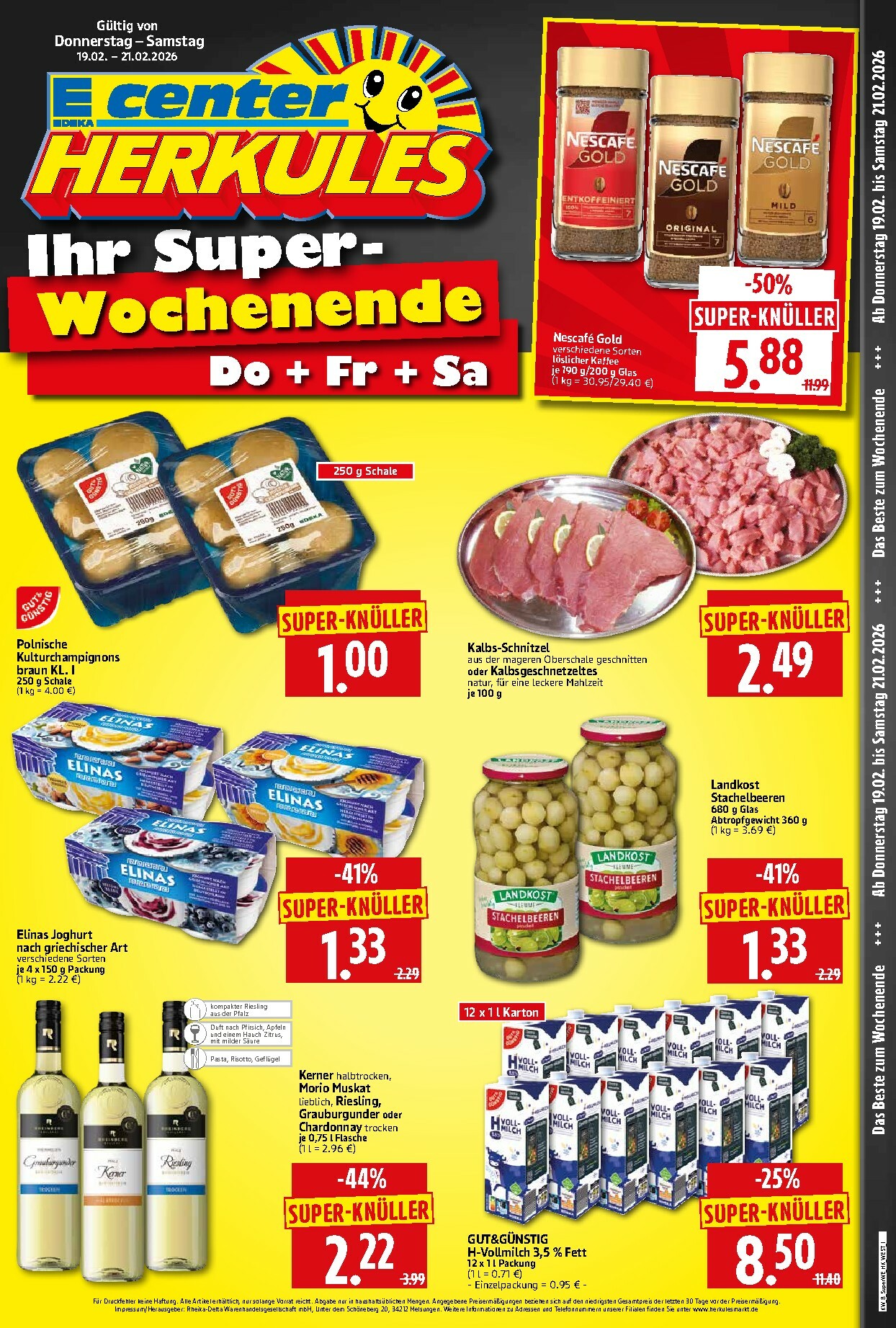 herkules - Herkules - Sonderbeilage-Prospekt gültig vom 19.02.2026 bis 21.02.2026