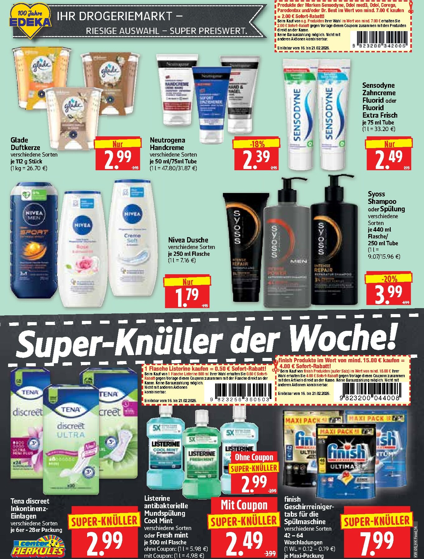 herkules - Herkules-Prospekt gültig vom 16.02.2026 bis 21.02.2026 - page: 14