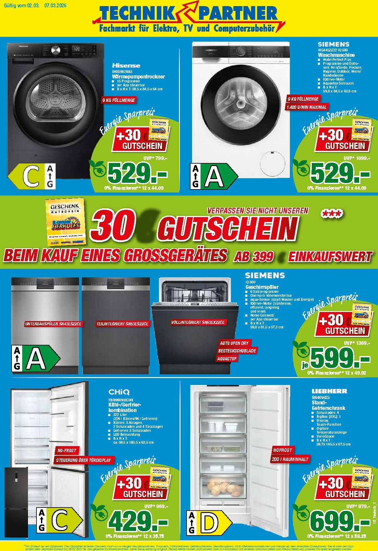 herkules - Herkules - Technik Partner-Prospekt gültig vom 02.03.2026 bis 07.03.2026