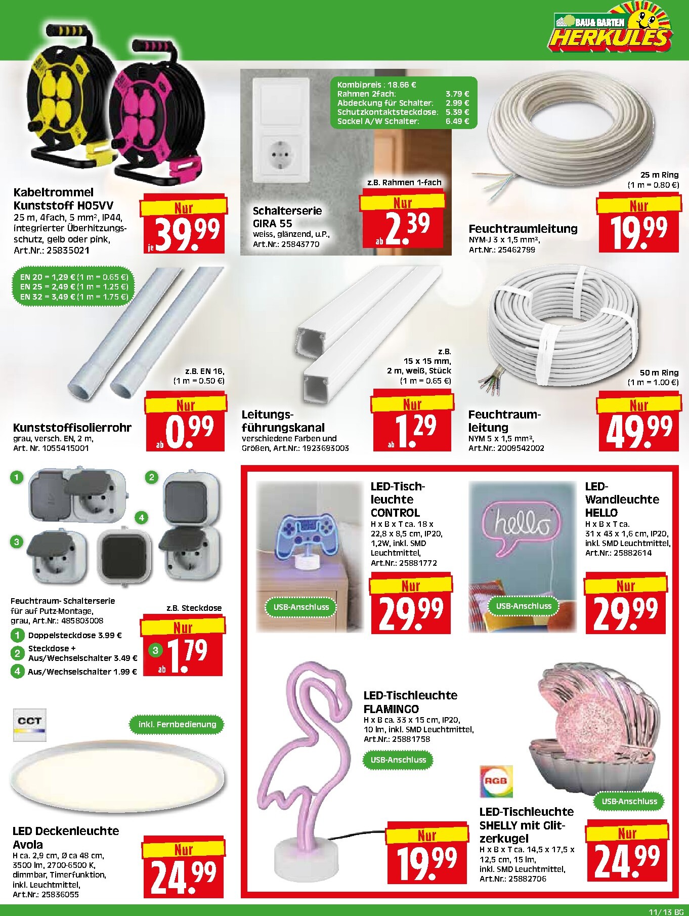 herkules - Herkules - Bau & Garten-Prospekt gültig vom 09.03.2026 bis 14.03.2026 - page: 13