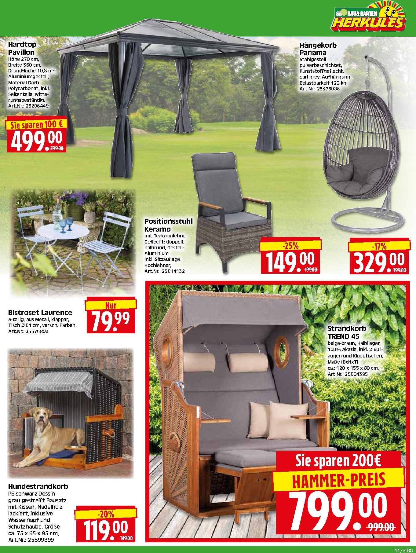 herkules - Herkules - Bau & Garten-Prospekt gültig vom 09.03.2026 bis 14.03.2026 - page: 3