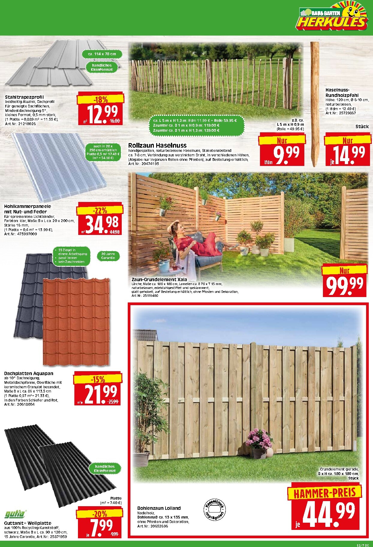 herkules - Herkules - Bau & Garten-Prospekt gültig vom 16.03.2026 bis 21.03.2026 - page: 7