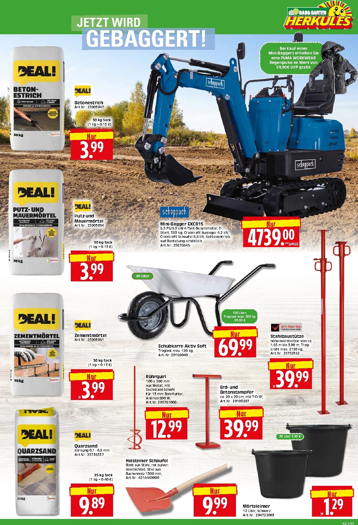 herkules - Herkules - Bau & Garten-Prospekt gültig vom 16.03.2026 bis 21.03.2026 - page: 9