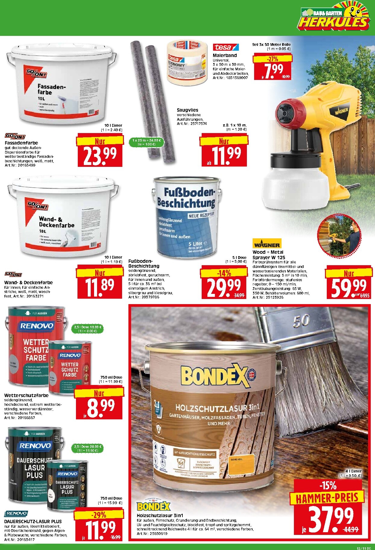 herkules - Herkules - Bau & Garten-Prospekt gültig vom 16.03.2026 bis 21.03.2026 - page: 11