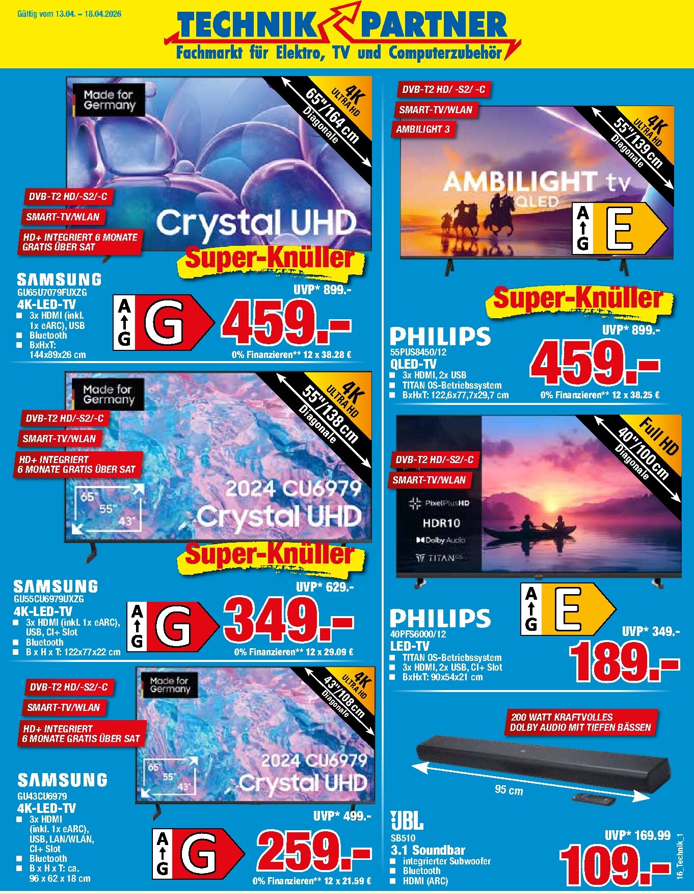 herkules - Herkules - Technik Partner Prospekt nächste Woche – von Montag 13.04.2026 bis Samstag 18.04.2026