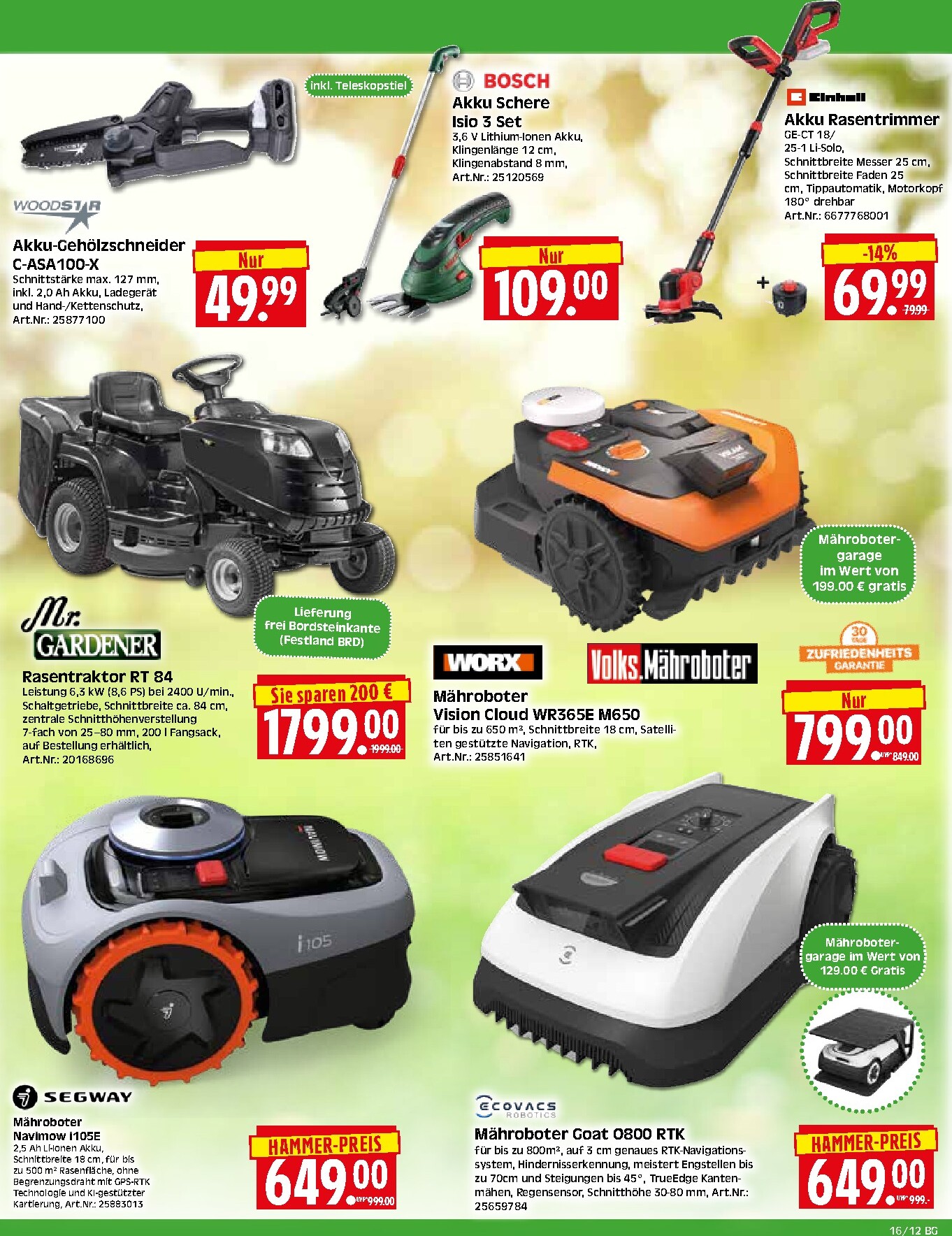 herkules - Herkules - Bau & Garten Prospekt nächste Woche – von Montag 13.04.2026 bis Samstag 18.04.2026 - page: 12