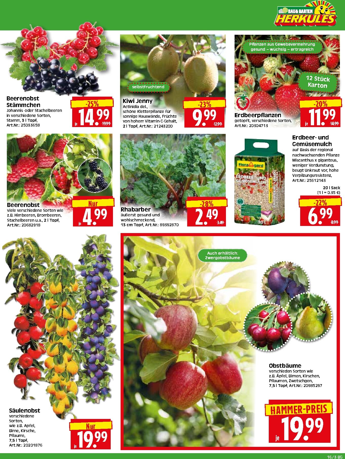 herkules - Herkules - Bau & Garten Prospekt nächste Woche – von Montag 13.04.2026 bis Samstag 18.04.2026 - page: 3