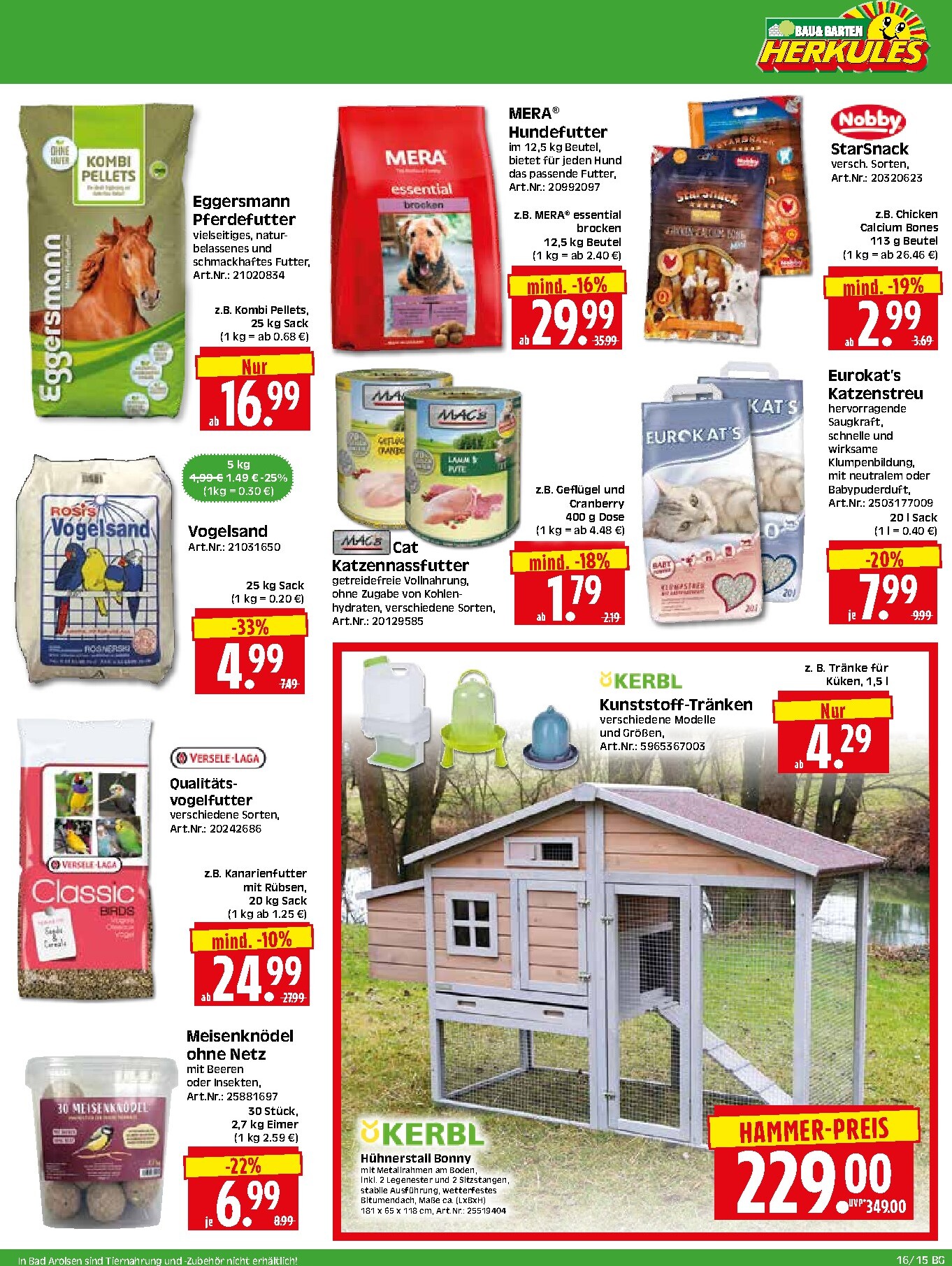herkules - Herkules - Bau & Garten Prospekt nächste Woche – von Montag 13.04.2026 bis Samstag 18.04.2026 - page: 15