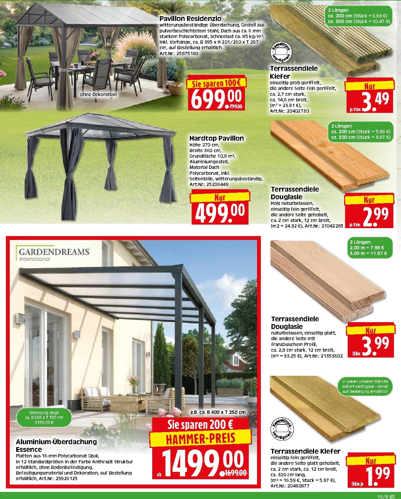 herkules - Herkules - Bau & Garten Prospekt nächste Woche – von Montag 13.04.2026 bis Samstag 18.04.2026 - page: 8