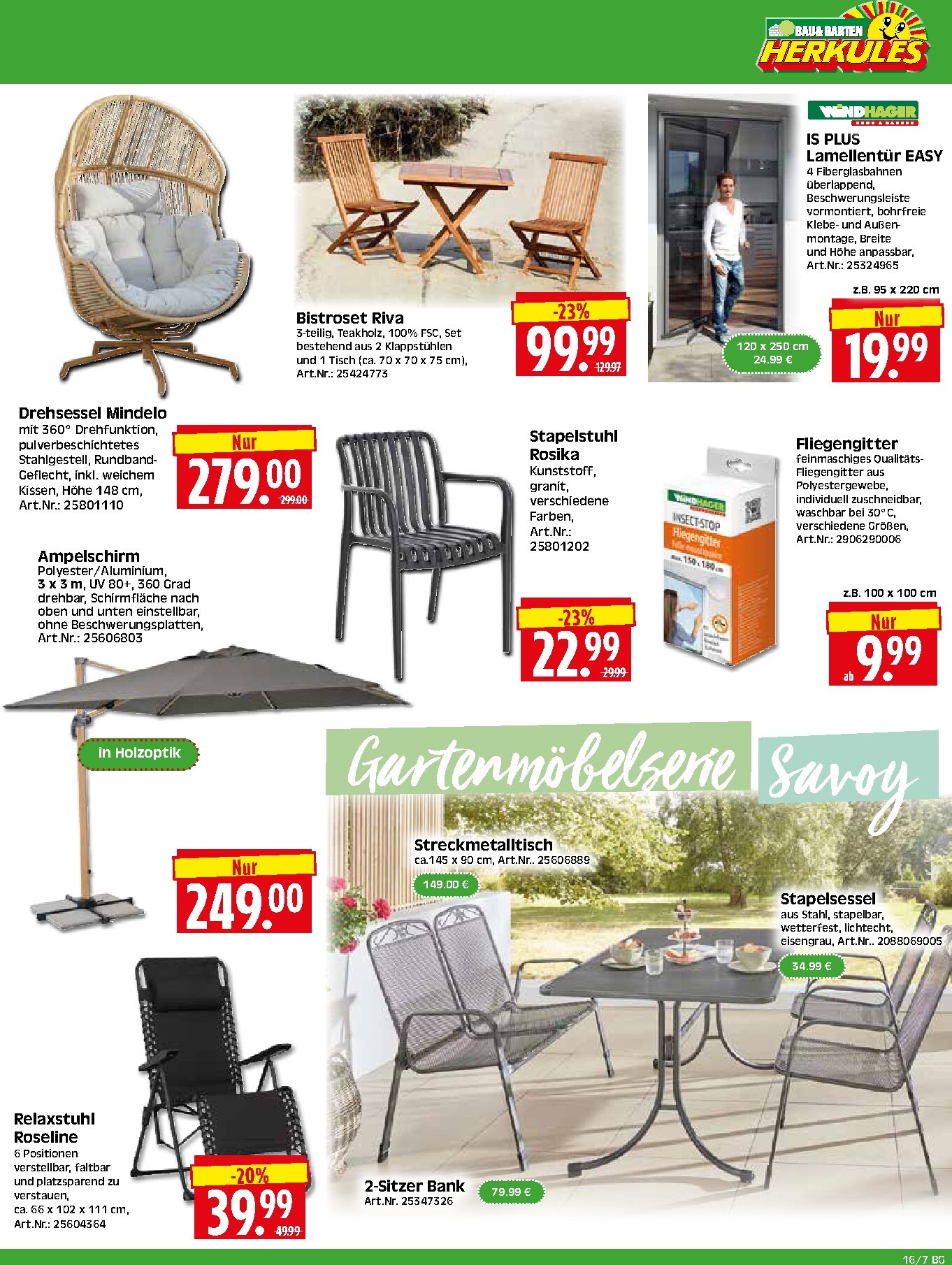 herkules - Herkules - Bau & Garten Prospekt nächste Woche – von Montag 13.04.2026 bis Samstag 18.04.2026 - page: 7