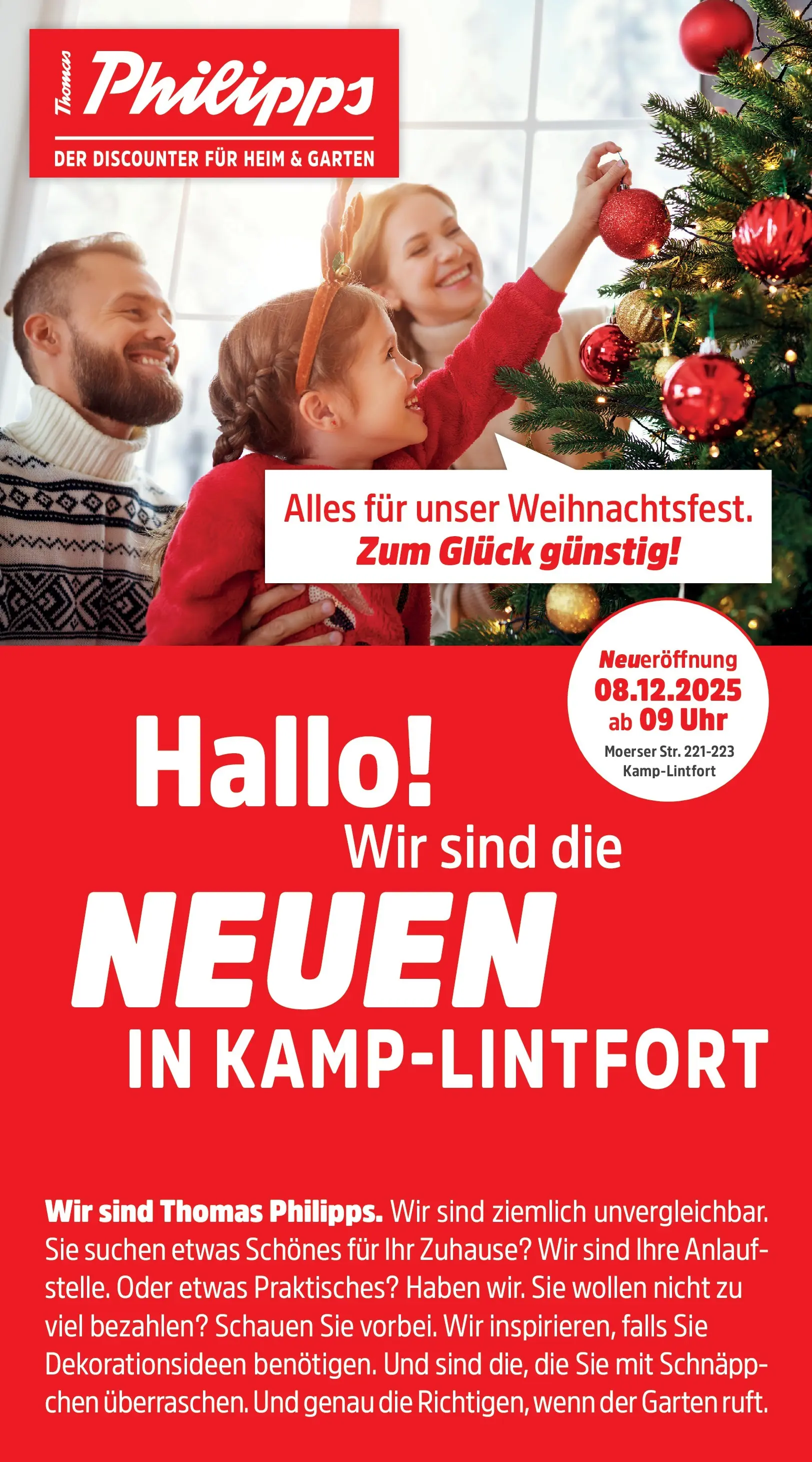 thomas-phillips - Thomas Phillips - Neueröffnung Kamp-Lintfort-Prospekt gültig vom 08.12. bis 13.12. - page: 1