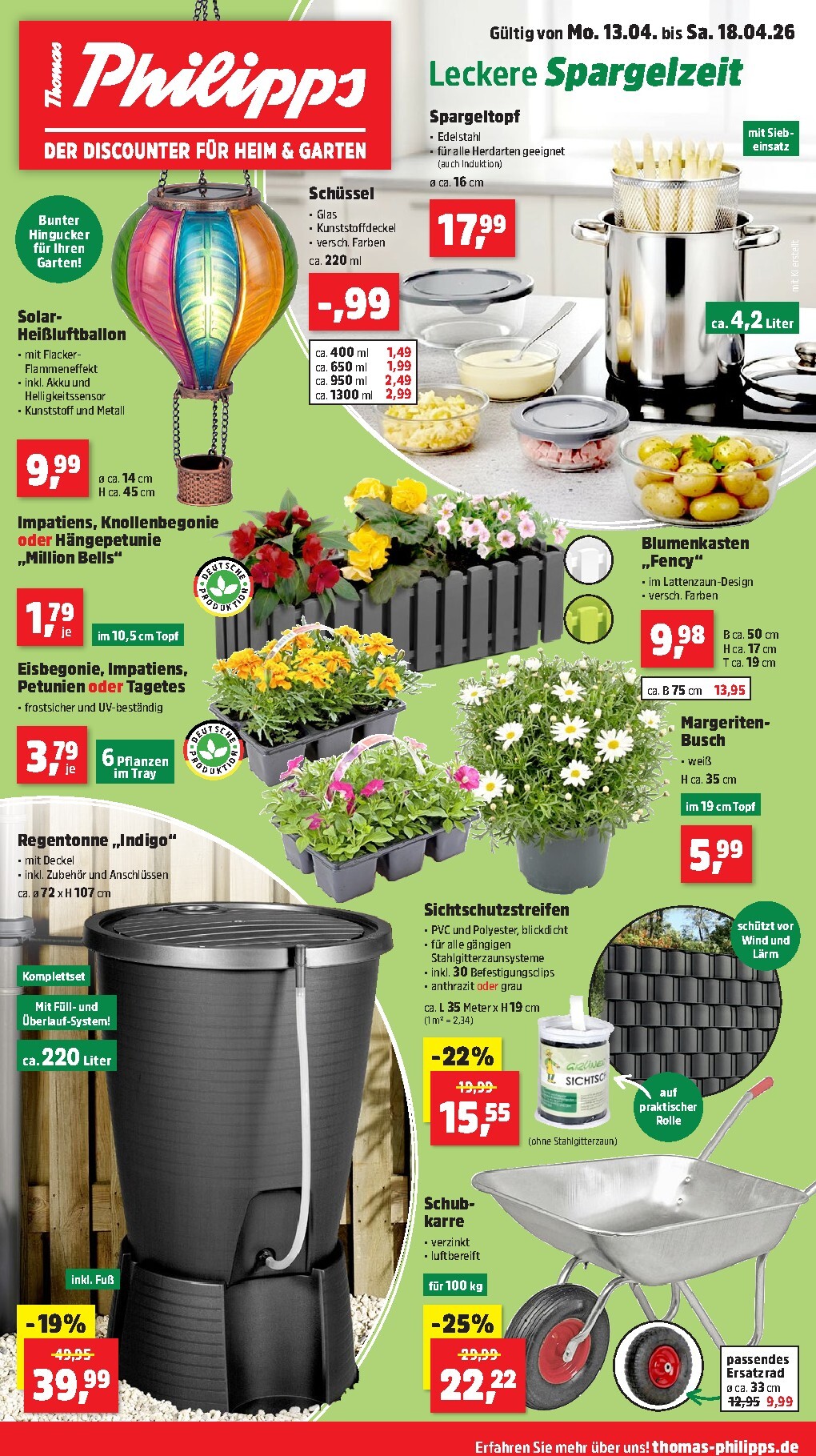 thomas-phillips - Thomas Phillips Prospekt nächste Woche – von Montag 13.04.2026 bis Samstag 18.04.2026 - page: 1