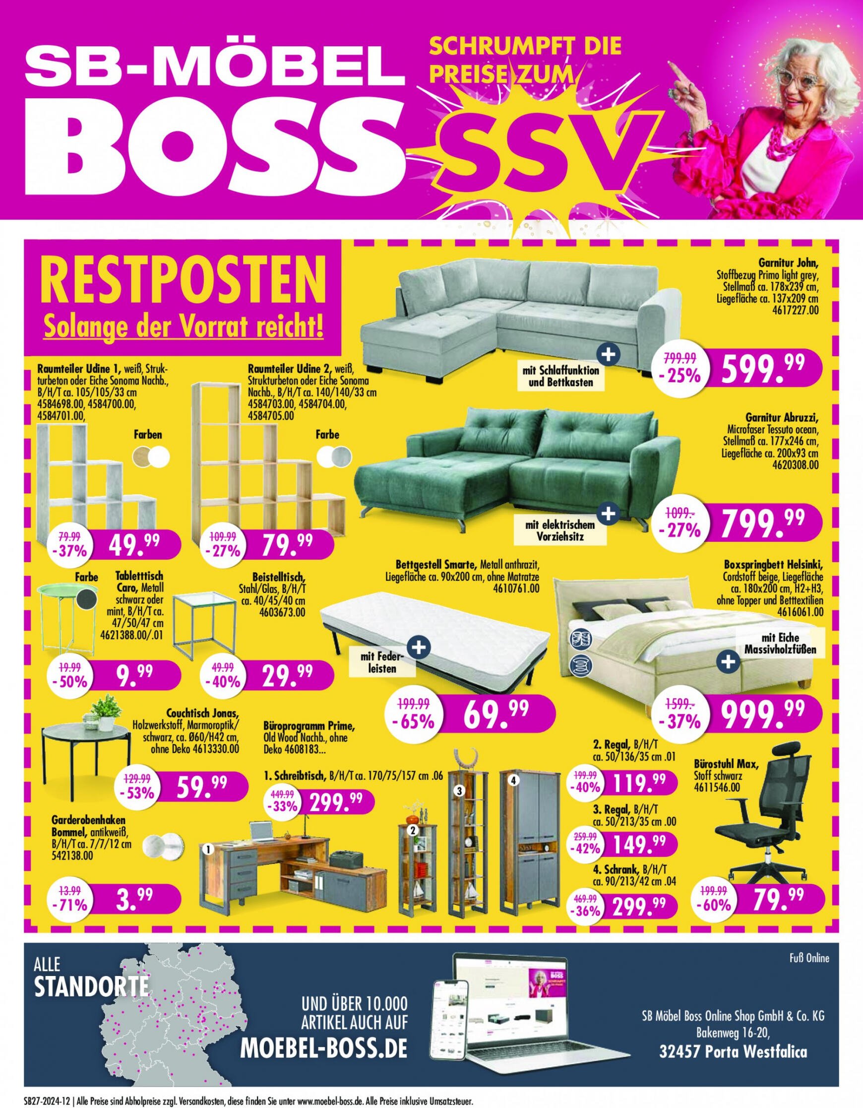 moebel-boss - Flyer SB Möbel BOSS aktuell 01.07. - 07.07. - page: 7