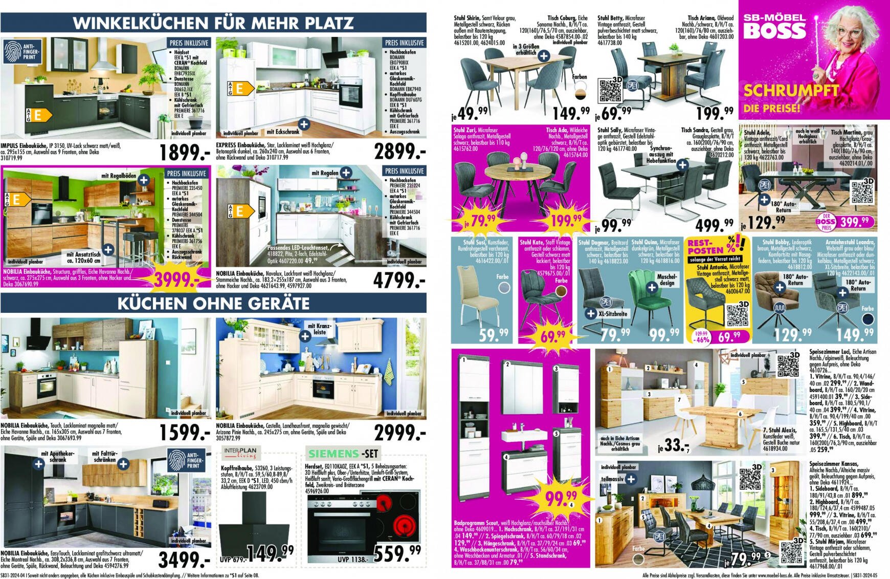 moebel-boss - Flyer SB Möbel BOSS aktuell 29.07. - 04.08. - page: 3