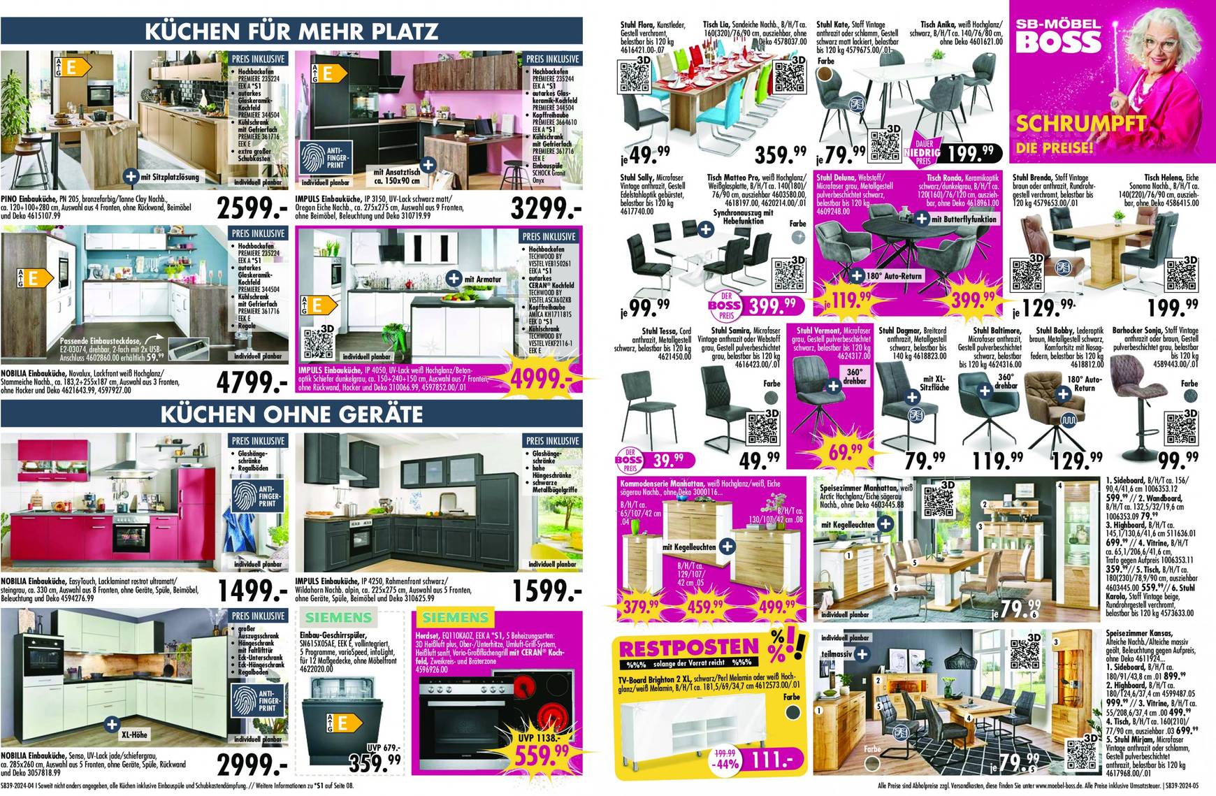 moebel-boss - SB Möbel BOSS-Prospekt gültig ab 23.09. - 29.09. - page: 3