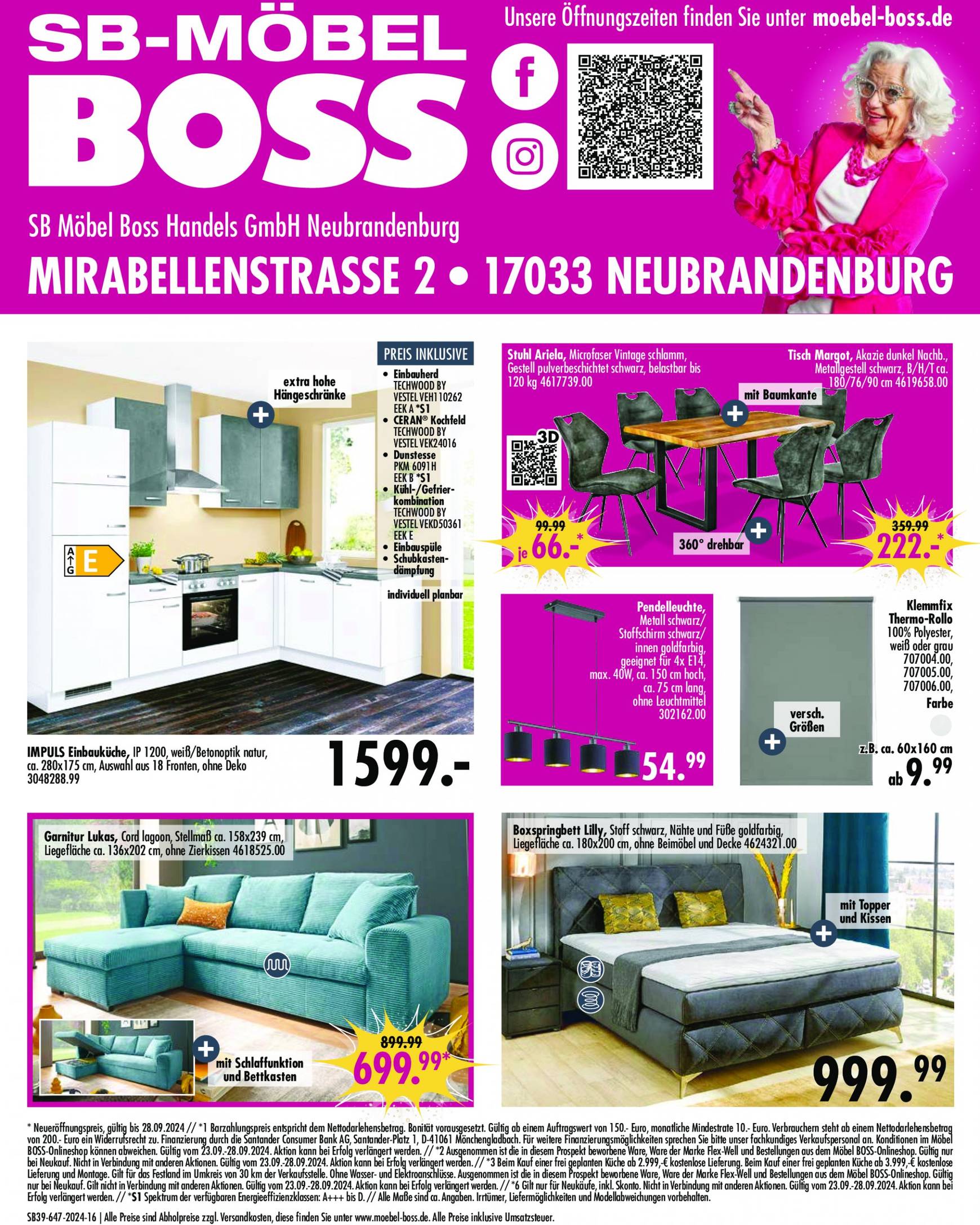 moebel-boss - SB Möbel BOSS-Prospekt gültig ab 23.09. - 28.09. - page: 9