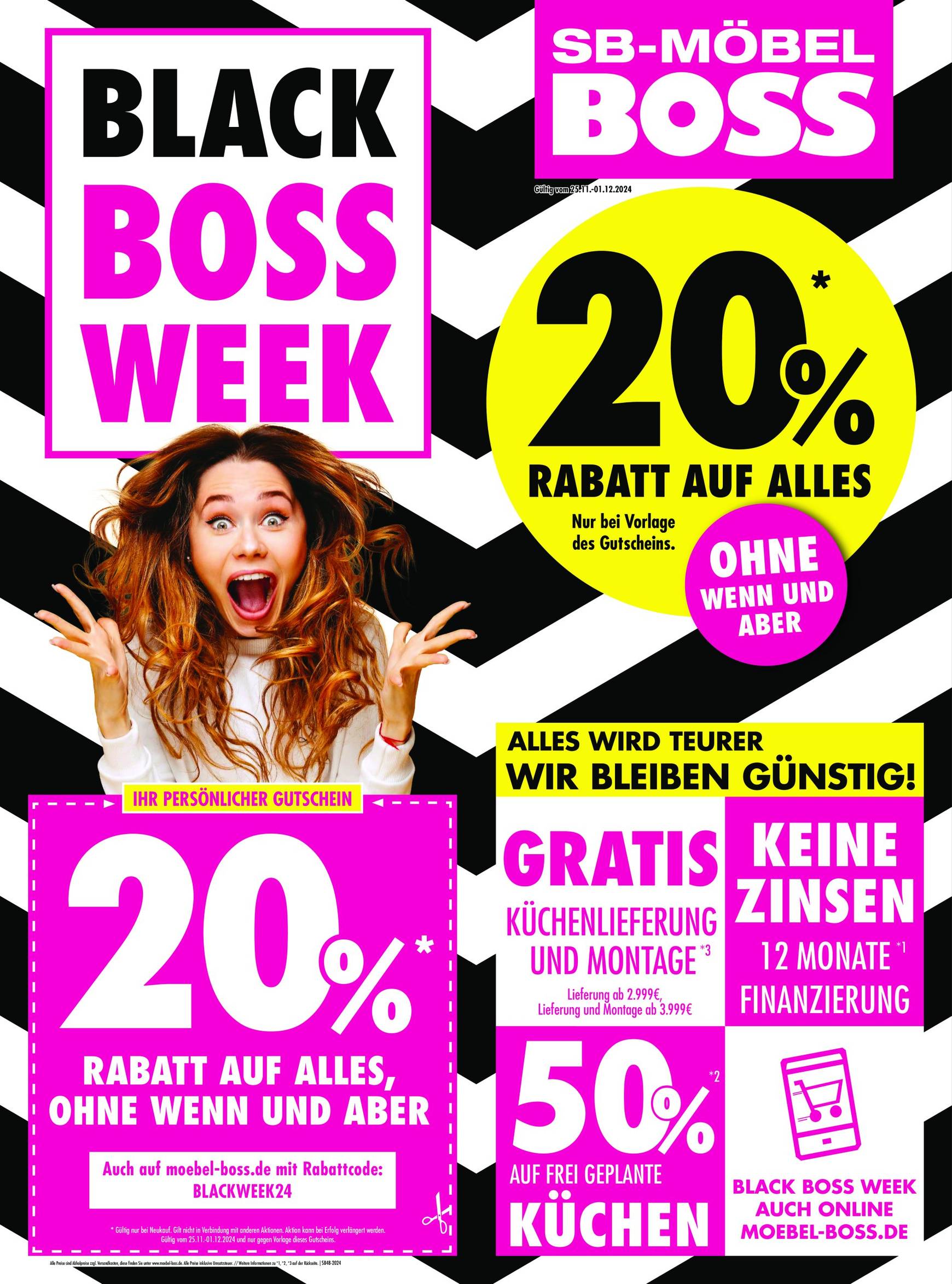 moebel-boss - SB Möbel BOSS - Black friday-Prospekt gültig von 25.11. bis 01.12.