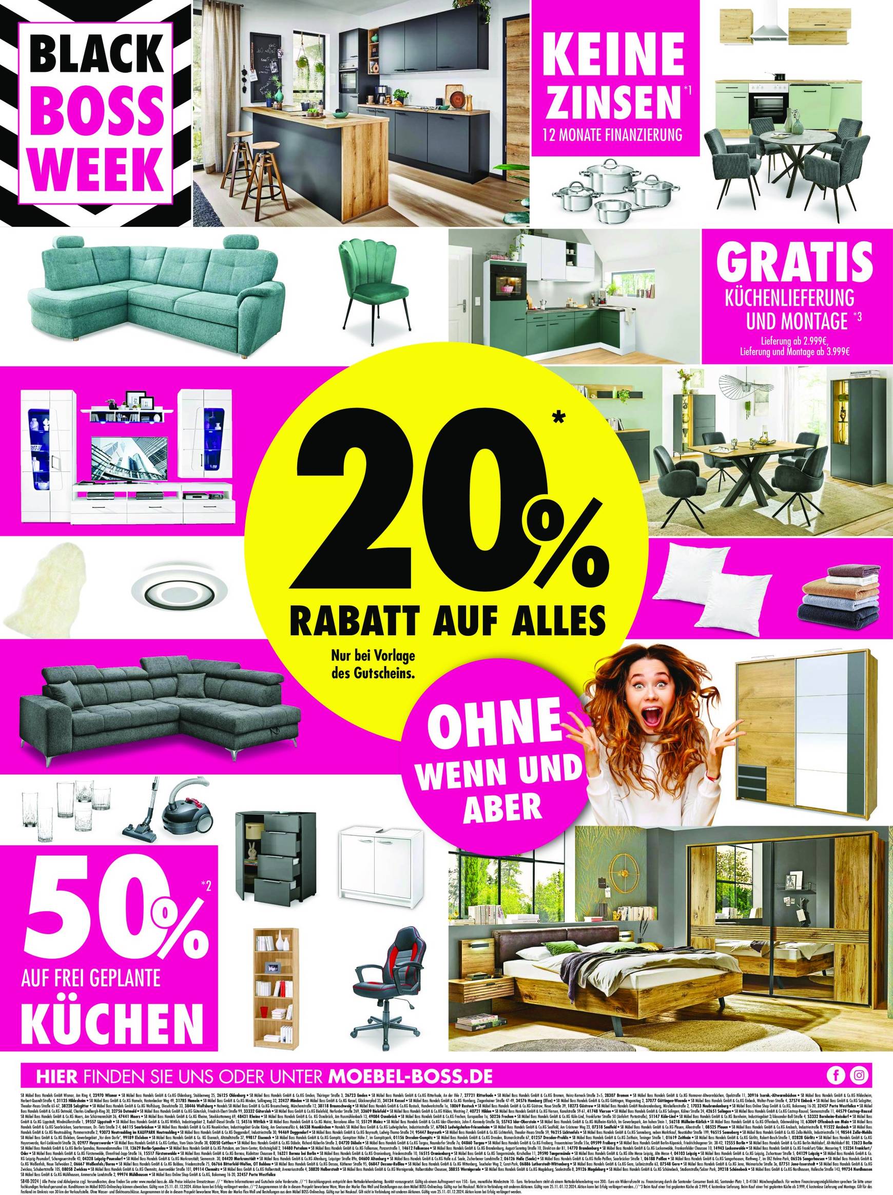 moebel-boss - SB Möbel BOSS - Black friday-Prospekt gültig von 25.11. bis 01.12. - page: 2