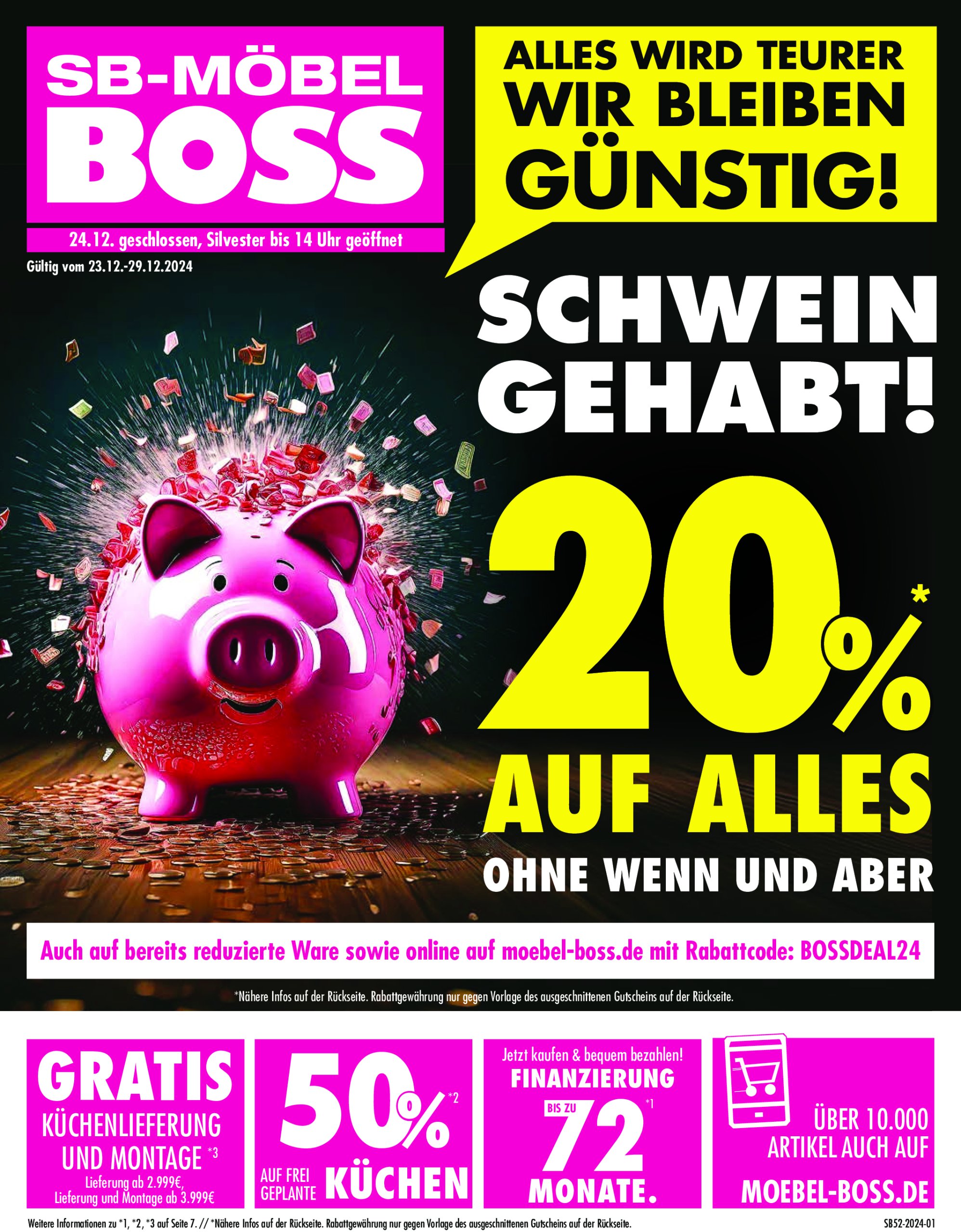 moebel-boss - SB Möbel BOSS-Prospekt gültig von 23.12. bis 29.12.