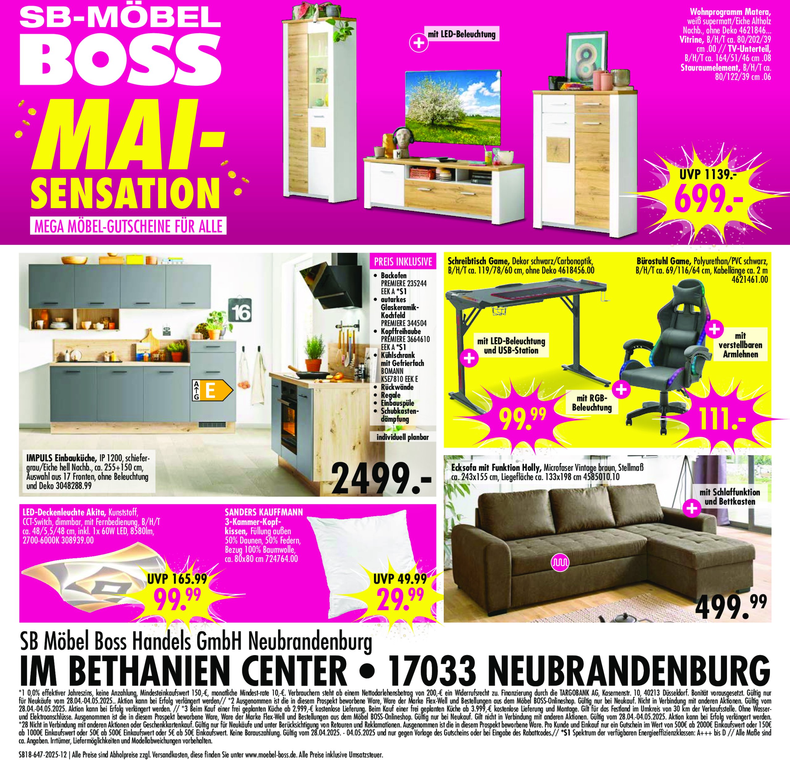 moebel-boss - SB Möbel BOSS - Neubrandenburg-Prospekt gültig von 28.04. bis 04.05. - page: 7