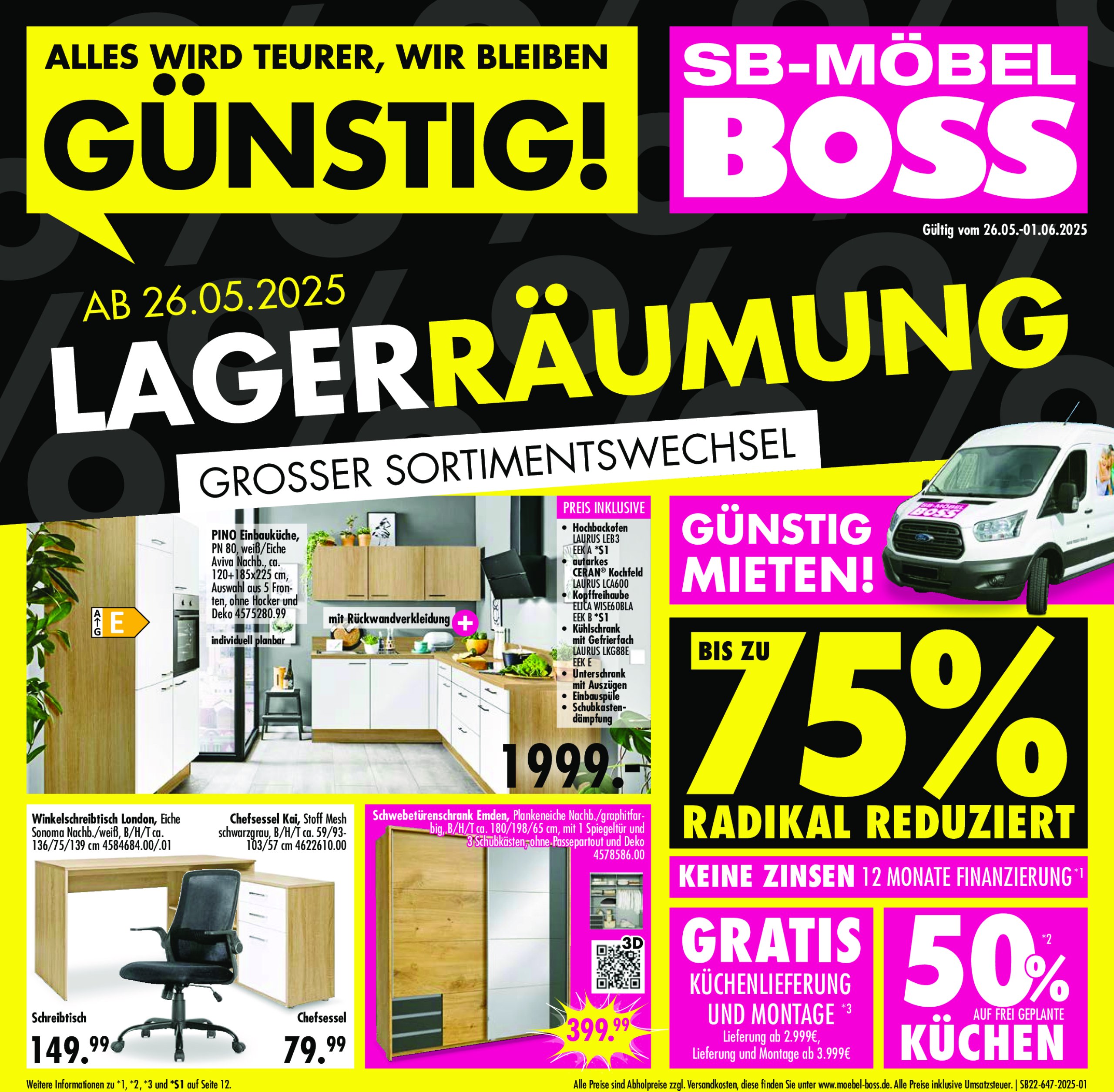 moebel-boss - SB Möbel BOSS - Neubrandenburg-Prospekt gültig von 26.05. bis 15.06. - page: 1