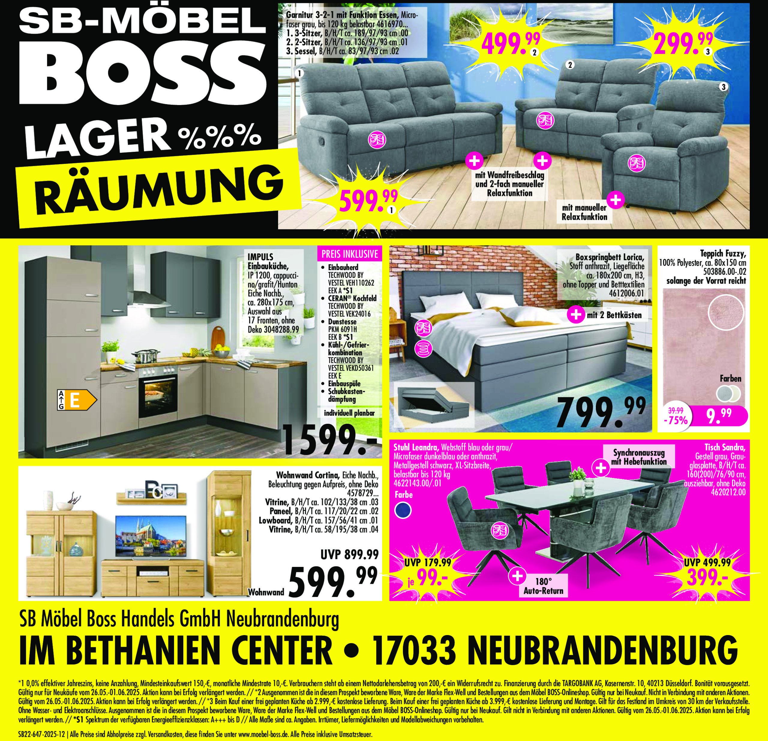 moebel-boss - SB Möbel BOSS - Neubrandenburg-Prospekt gültig von 26.05. bis 15.06. - page: 7
