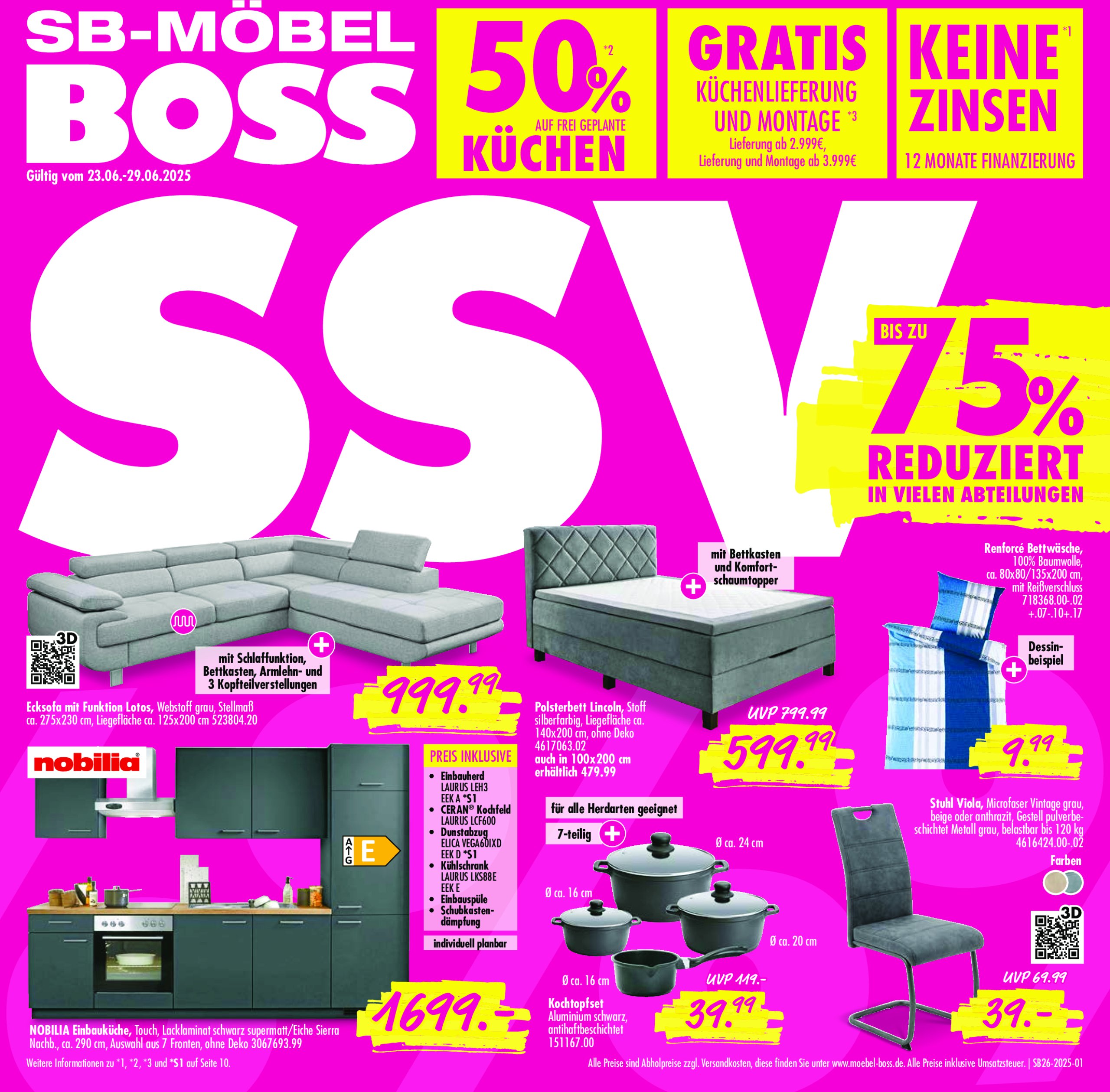 moebel-boss - SB Möbel BOSS-Prospekt gültig vom 23.06. bis 29.06.